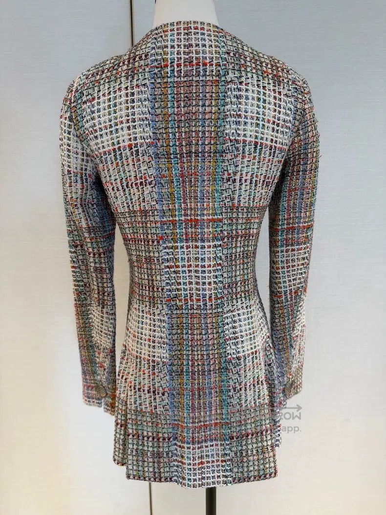 Chanel Chanel Cuban series colourful knitted dress jacket Size XS / US 0-2 / IT 36-38 - 2 Thumbnail