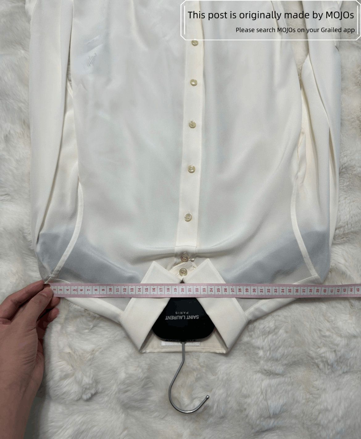 Saint Laurent Paris Sz 36 Saint Laurent Paris Silk Light Shirt Size US S / EU 44-46 / 1 - 7 Thumbnail