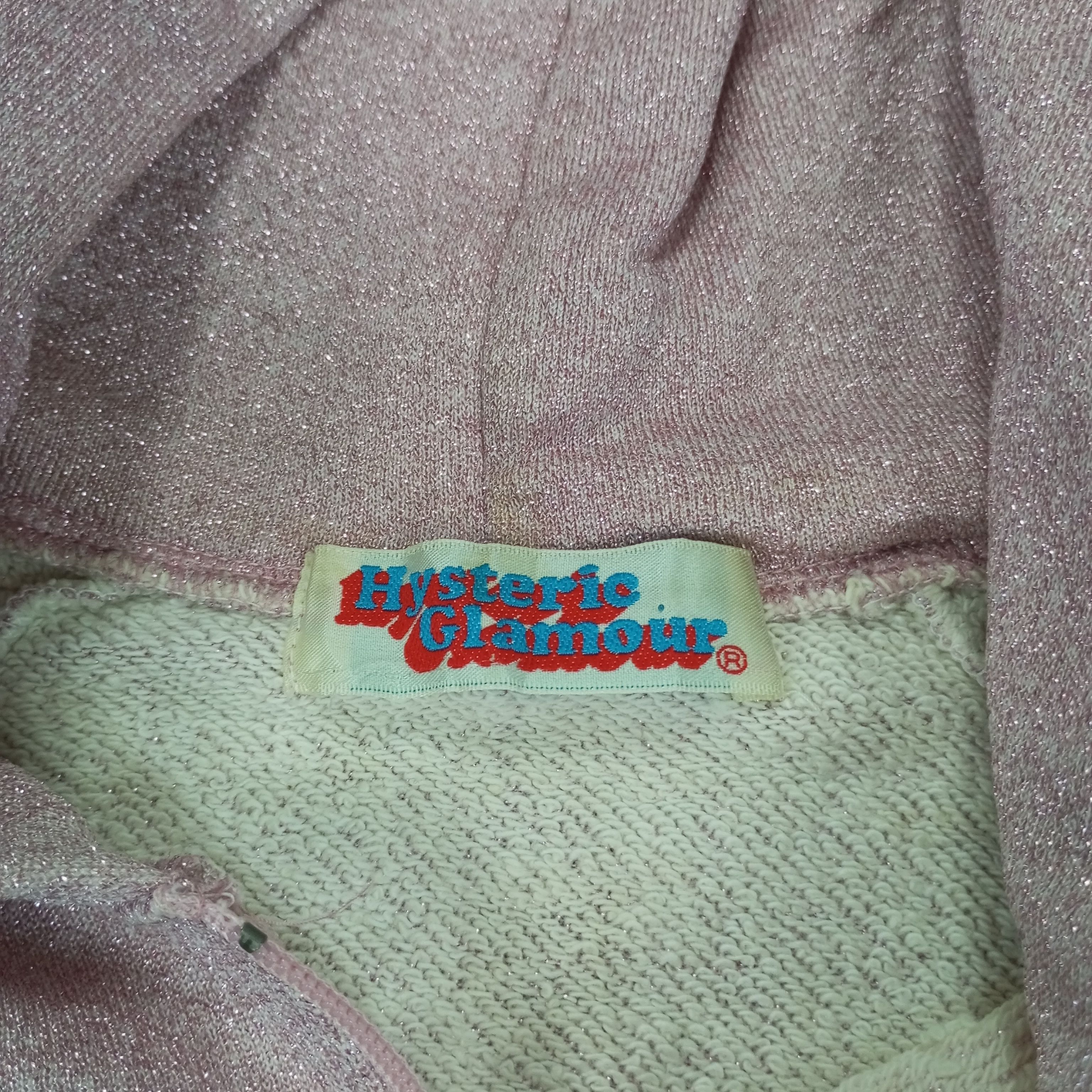 Hysteric Glamour × Japanese Brand × Vintage Hysteric Glamour Japanese Brand Rare Design Zipper Hoodies Size XS / US 0-2 / IT 36-38 - 5 Thumbnail