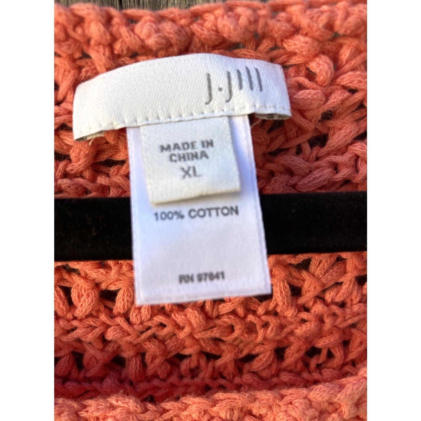 J. Jill J. Jill Women's Pink Tight-Knit 3/4 Sleeve Button Sweater Dress XL Cotton Heavyweight Casual Knit Dress Mens? Wait. Size XL / US 12-14 / IT 48-50 - 2 Thumbnail