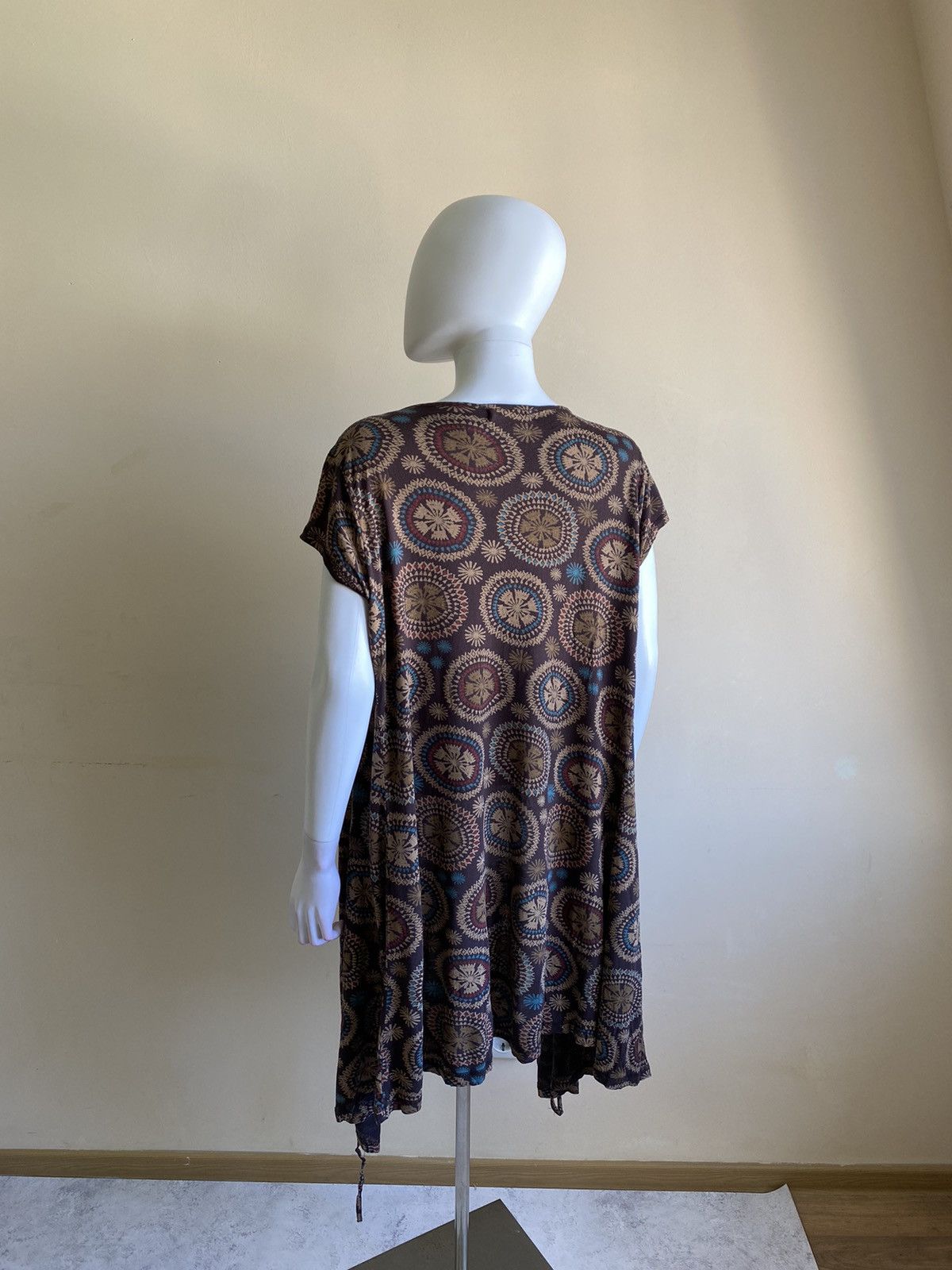Gudrun Sjoden Gudrun Sjoden Floral Short Sleeve Knee Length Wrap Dress Size M / US 6-8 / IT 42-44 - 6 Thumbnail