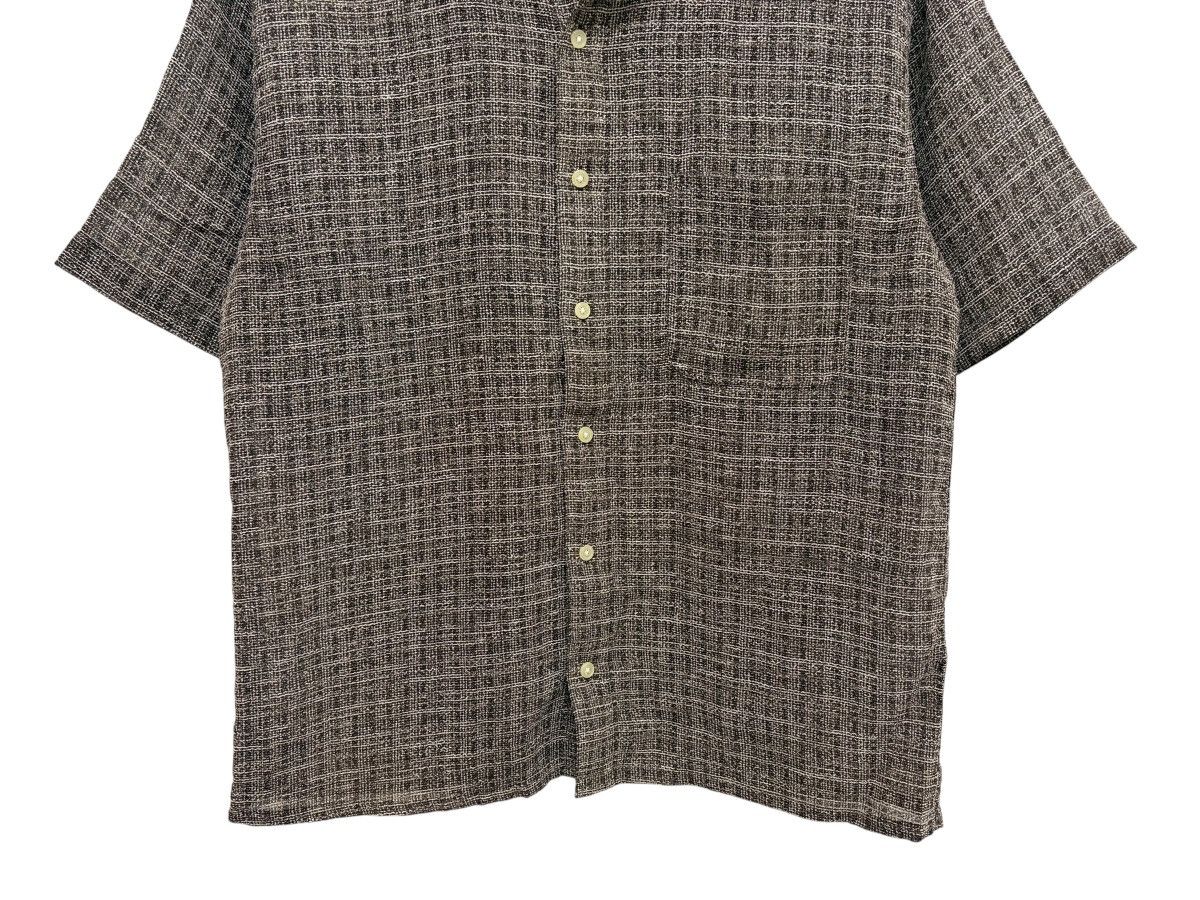 Playboy VINTAGE MAIAMI PLAYBOY MULTI TONAL CROSS HATCH WOVEN SHIRT Size US M / EU 48-50 / 2 - 8 Thumbnail