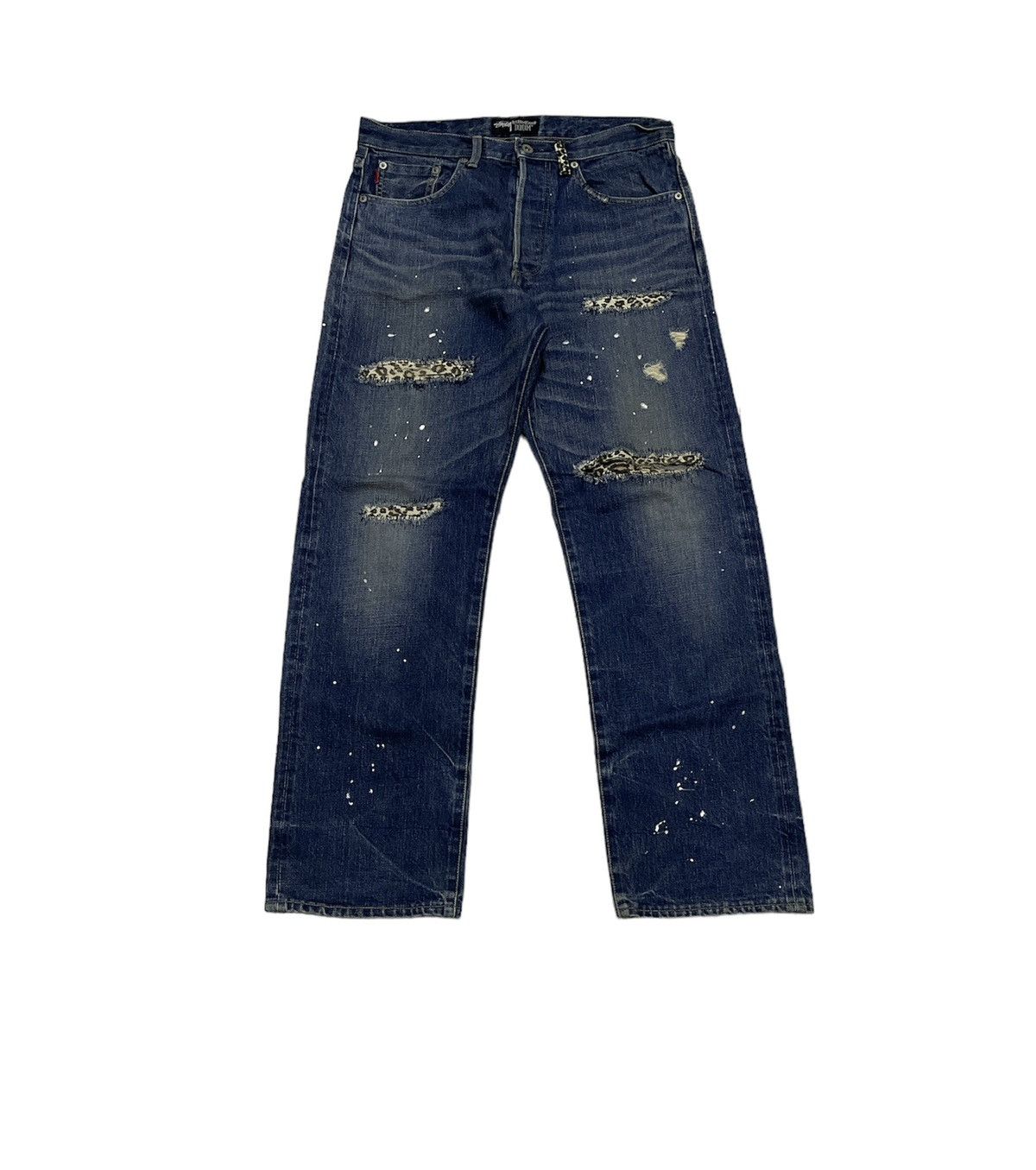 Stussy × Vintage Stussy 5TH Anniversary Jeans Size US 32 / EU 48 - 1 Thumbnail