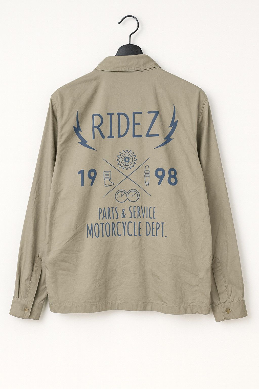 Japanese Brand RideZ Motorcycle Dept. Jacket “Est. 1998” Logo Print Size US M / EU 48-50 / 2 - 1 Thumbnail