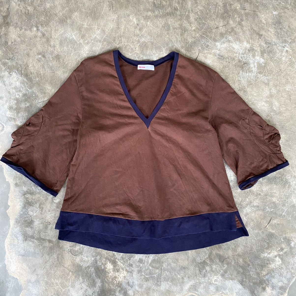 Issey Miyake Ne-Net by Issey Miyake Bear Blouse Brown Size M / US 6-8 / IT 42-44 - 1 Thumbnail