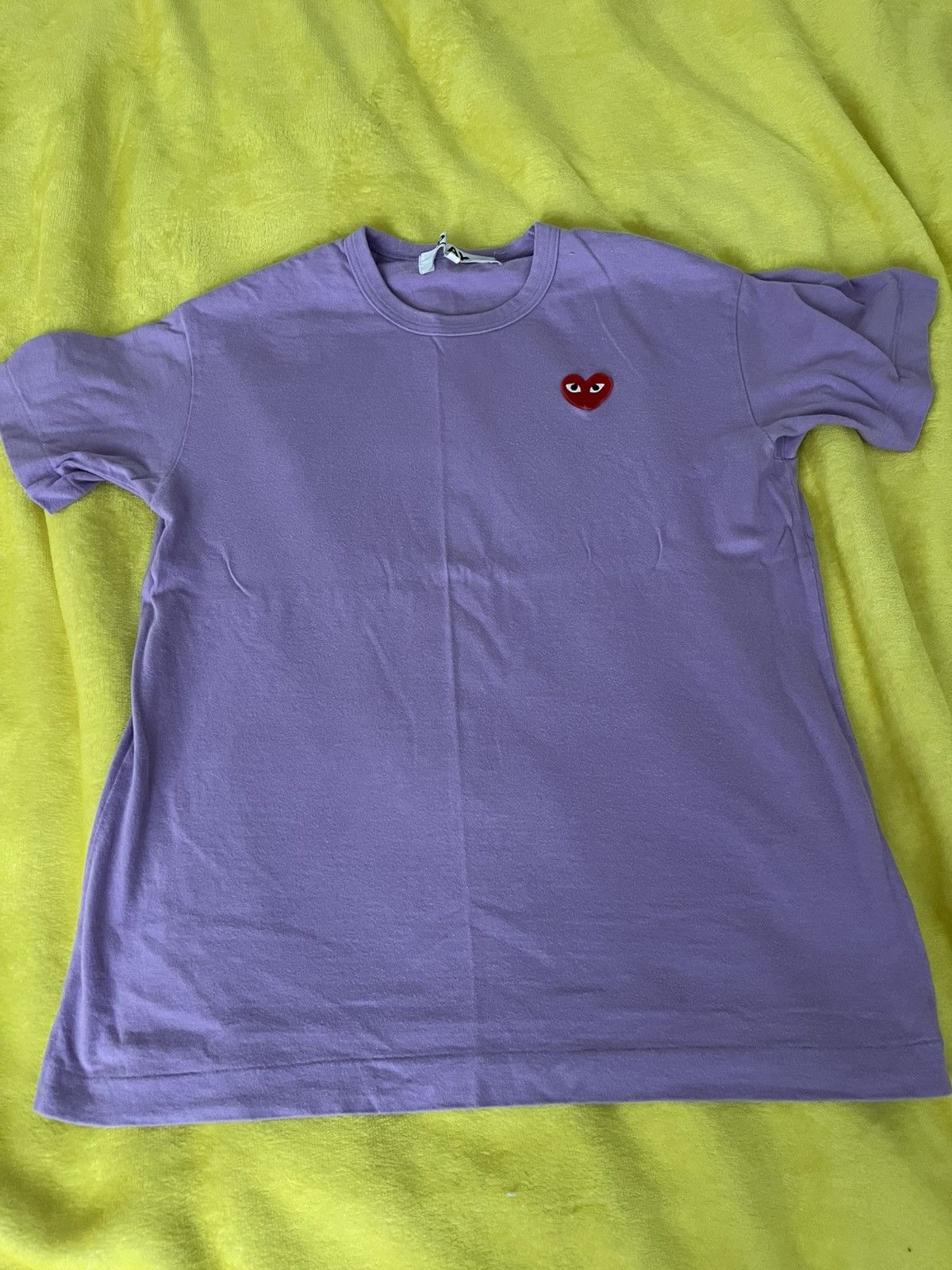 Comme des Garcons CDG Heart Tee Purple Size US L / EU 52-54 / 3 - 1 Thumbnail