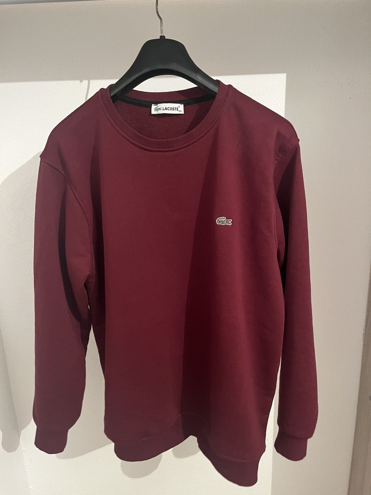 Lacoste Pull Lacoste couleur bordeaux Size US XXL / EU 58 / 5 - 1 Thumbnail