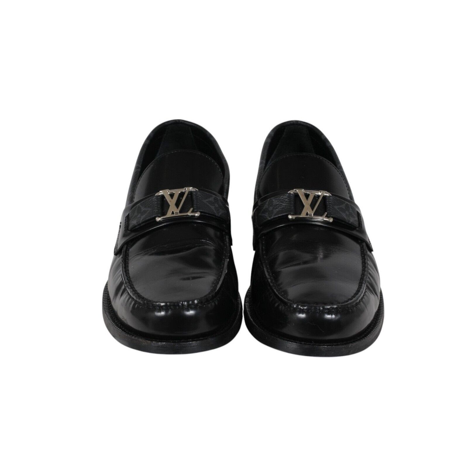 Louis Vuitton Major Loafers Black Leather - 02492 Size US 7.5 / EU 40-41 - 13 Thumbnail