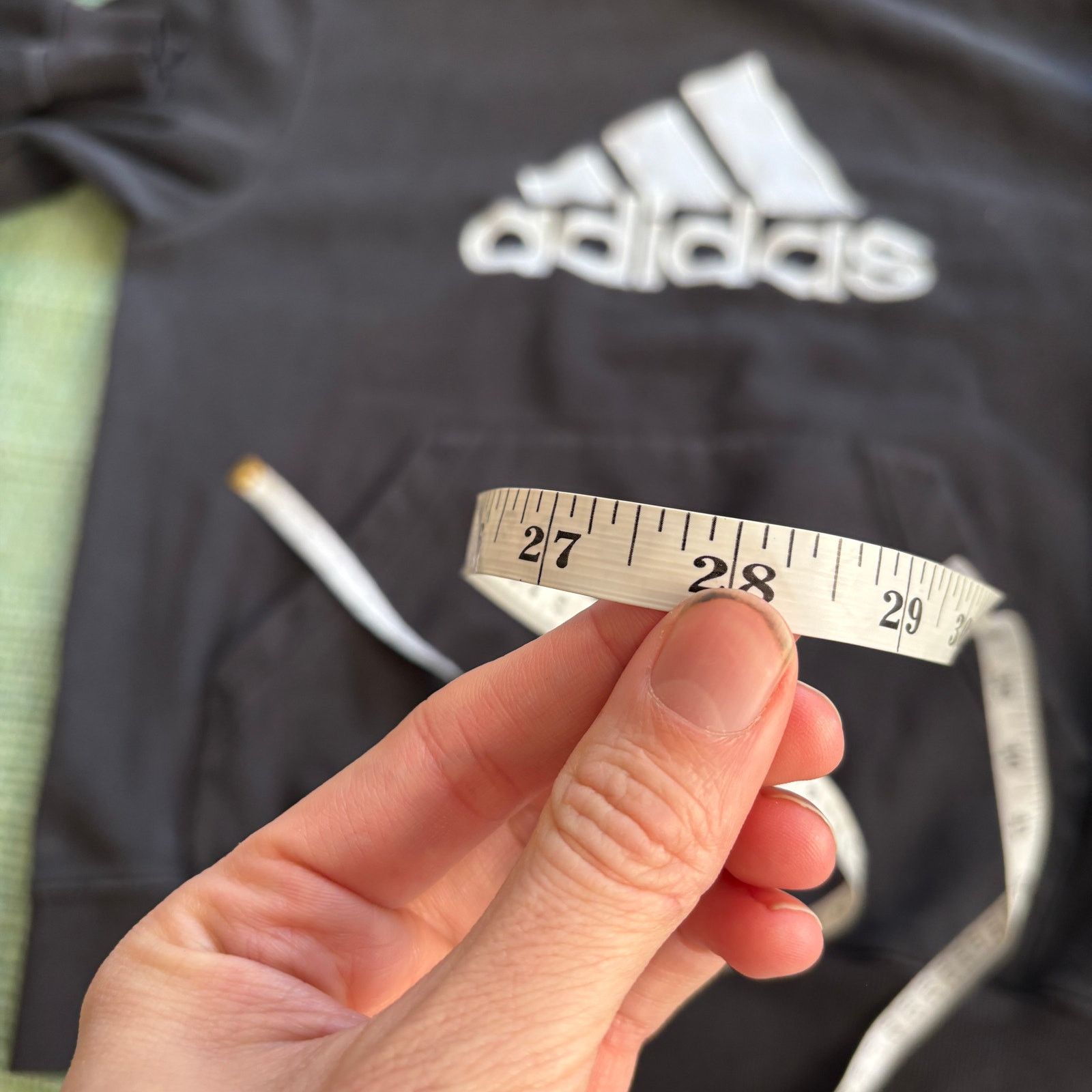 Adidas Vintage faded black baggy adidas hoodie size large Size US L / EU 52-54 / 3 - 9 Thumbnail