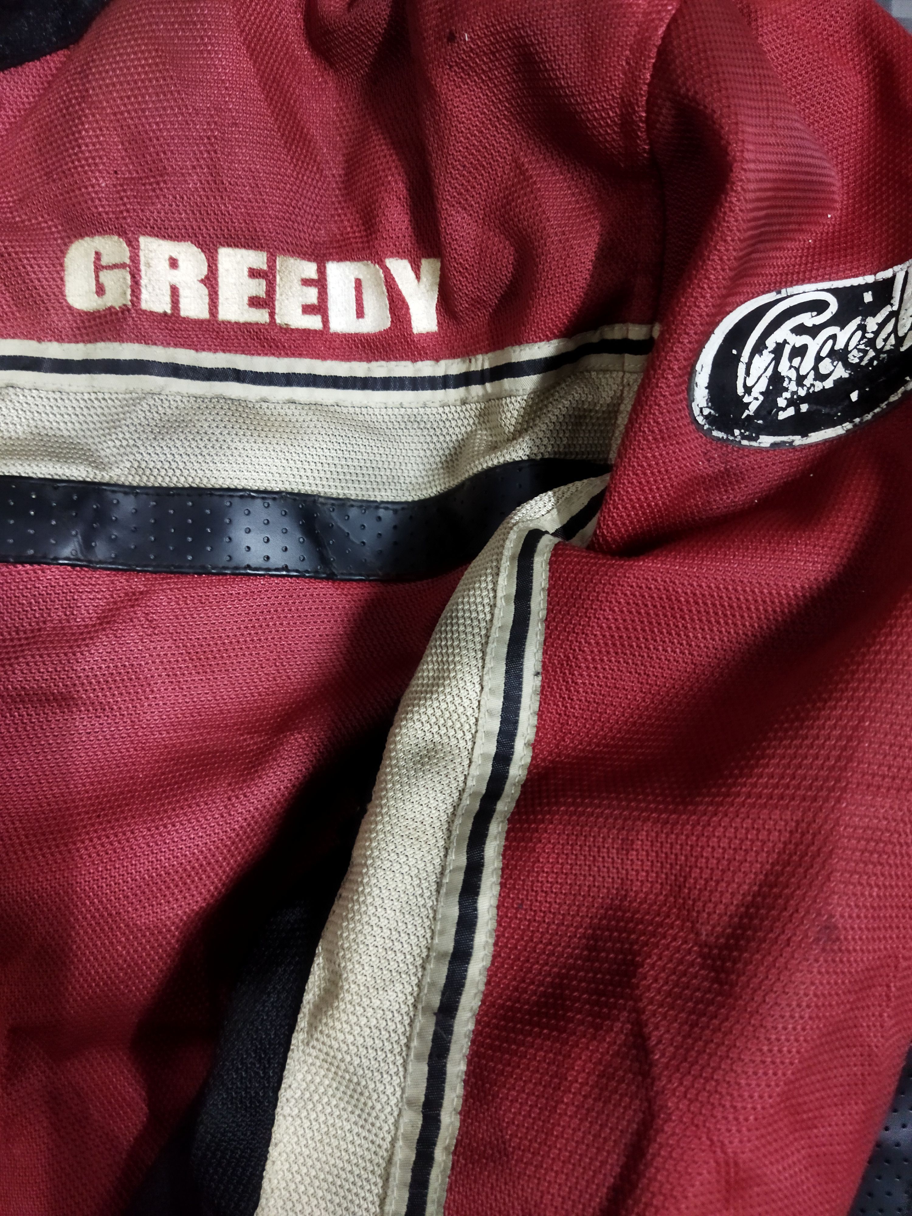 Vintage Vintage Greedy Motorcycle Racing Jacket Size US XL / EU 56 / 4 - 3 Thumbnail