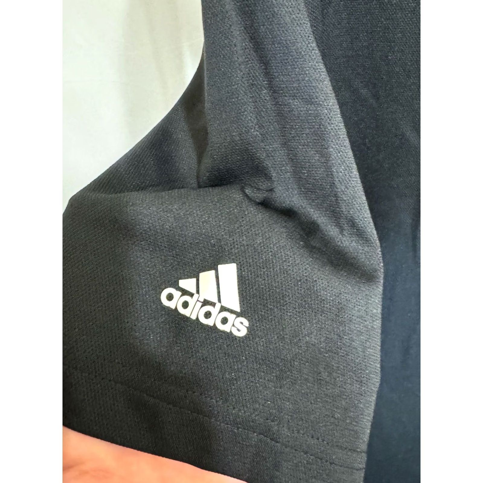 Adidas Adidas Polo Shirt Mens L Black SHARp Embroidered Sparks Golf POLO Shirt Large L Size US L / EU 52-54 / 3 - 5 Thumbnail
