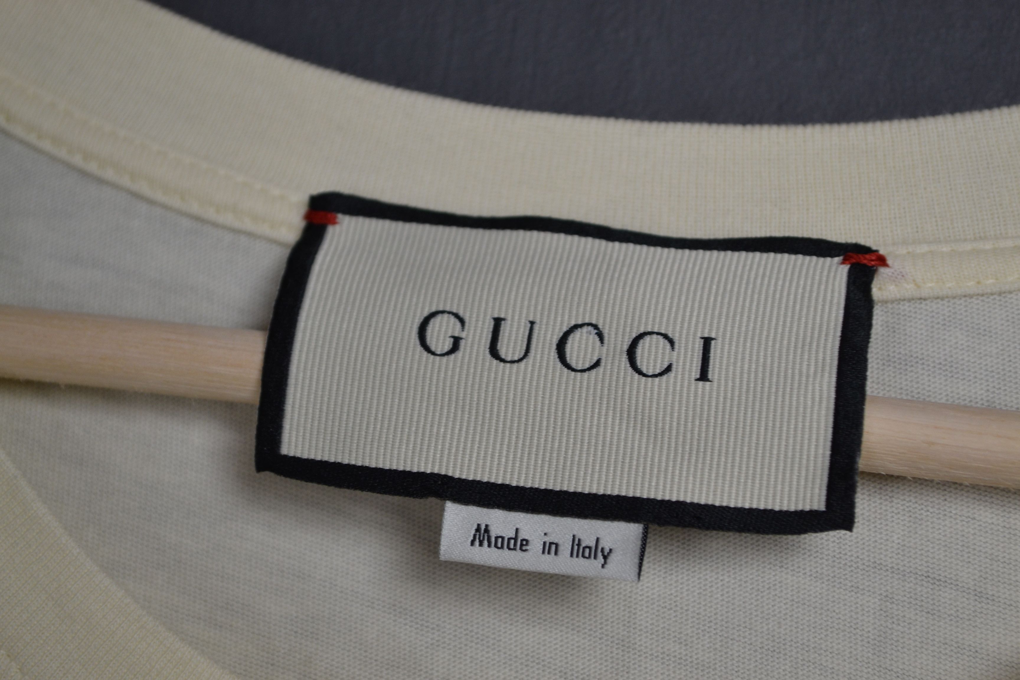 Gucci Gucci Oversized GG Interlocking Print Cream Yellow T-shirt M Size US M / EU 48-50 / 2 - 6 Thumbnail