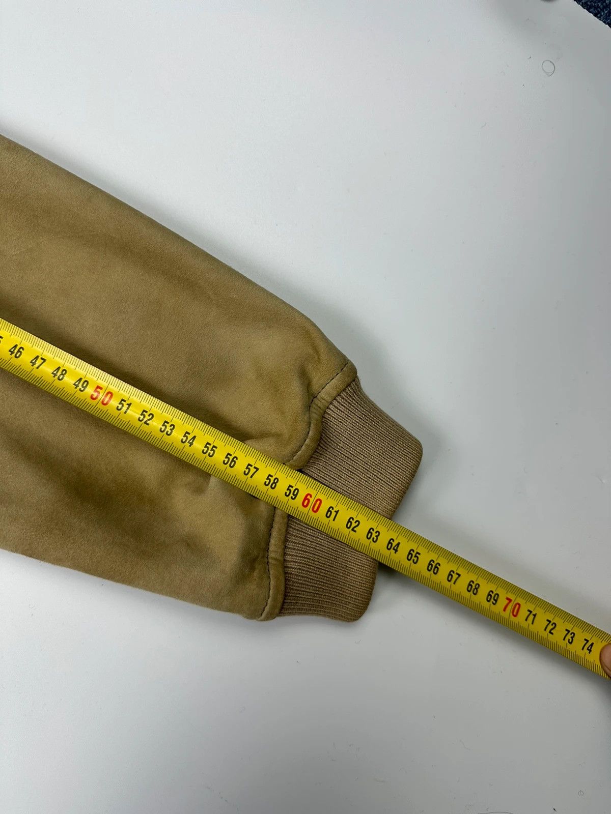 Armani Armani Jeans 90’s Cargo Pockets Suede Leather Bomber Jacket Size US L / EU 52-54 / 3 - 13 Thumbnail