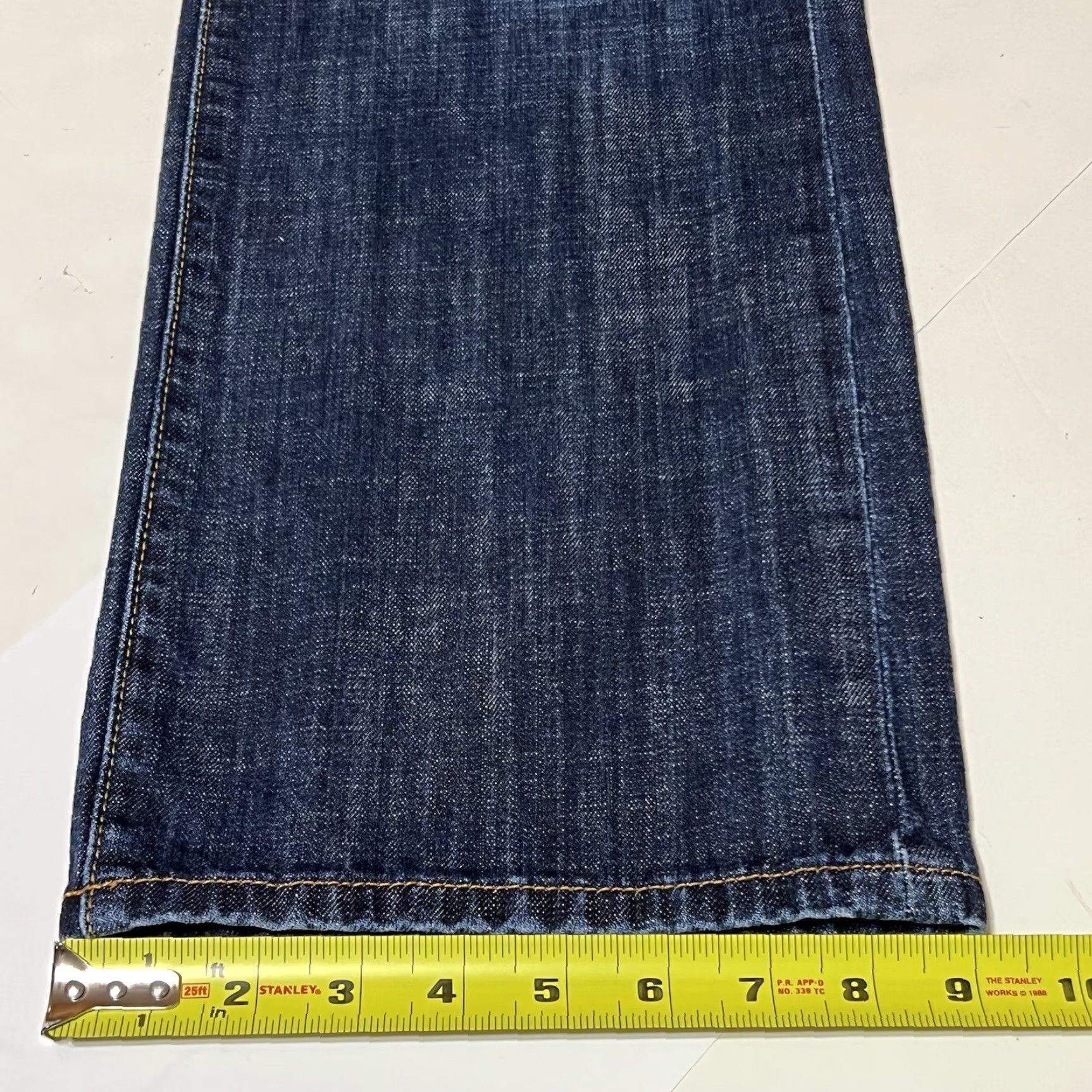 Lucky Brand Lucky Brand 221 Jeans Bootcut Regular 38x31 38x32 Blue Denim Stitch Zipper Logo 5-Pocket Mens Size US 38 / EU 54 - 7 Thumbnail