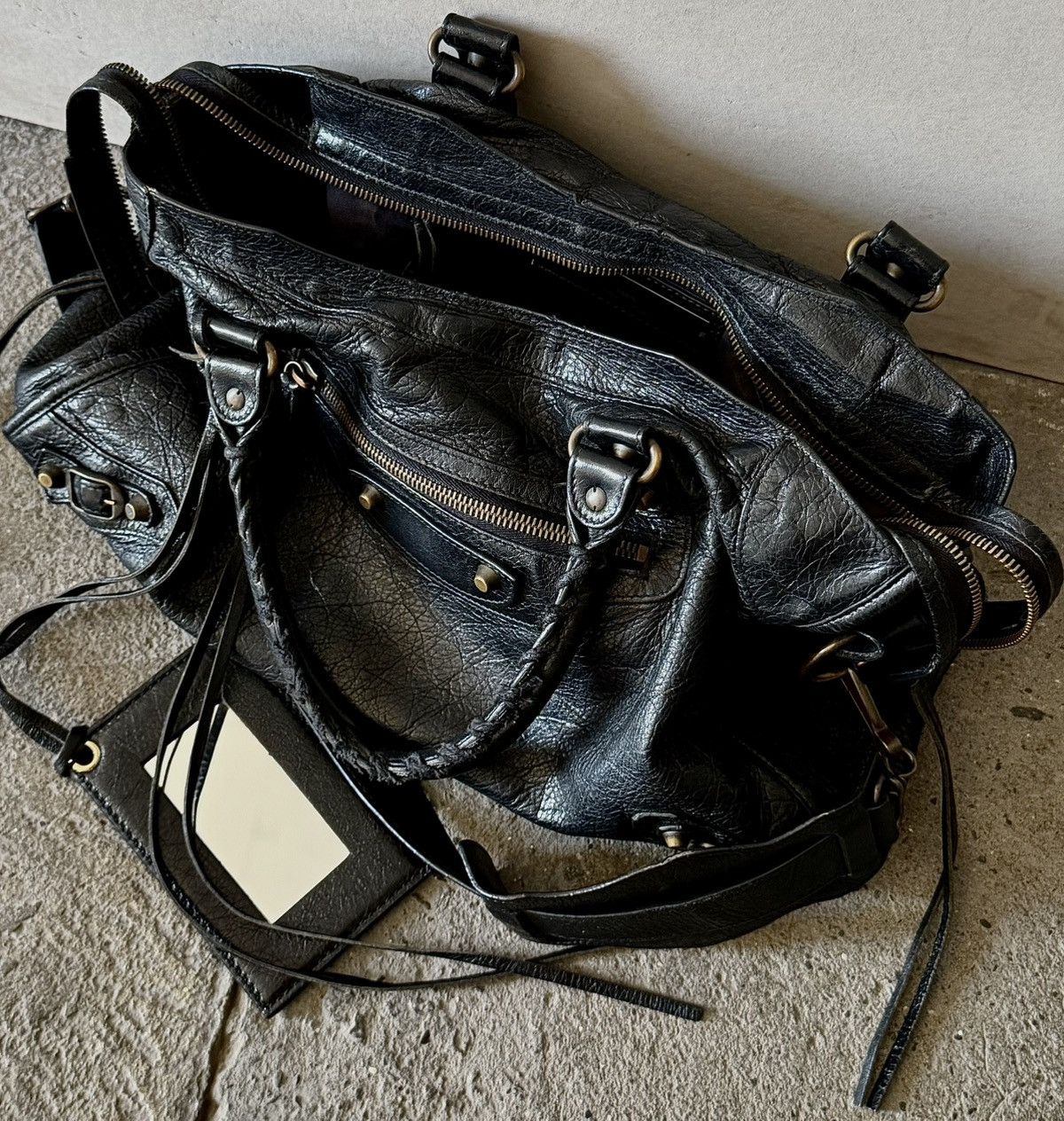 Balenciaga Balenciaga - 2000’s - Classic Motorcycle City - Lambskin Bag Size ONE SIZE - 19 Thumbnail