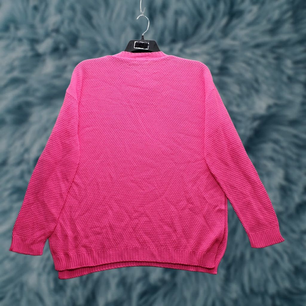 Boohoo Boohoo Pink Tunic Sweater Womens 14 Long Sleeve Pullover Moss Stitch Crew Neck Knit Casual Capris? Size XL / US 12-14 / IT 48-50 - 1 Thumbnail