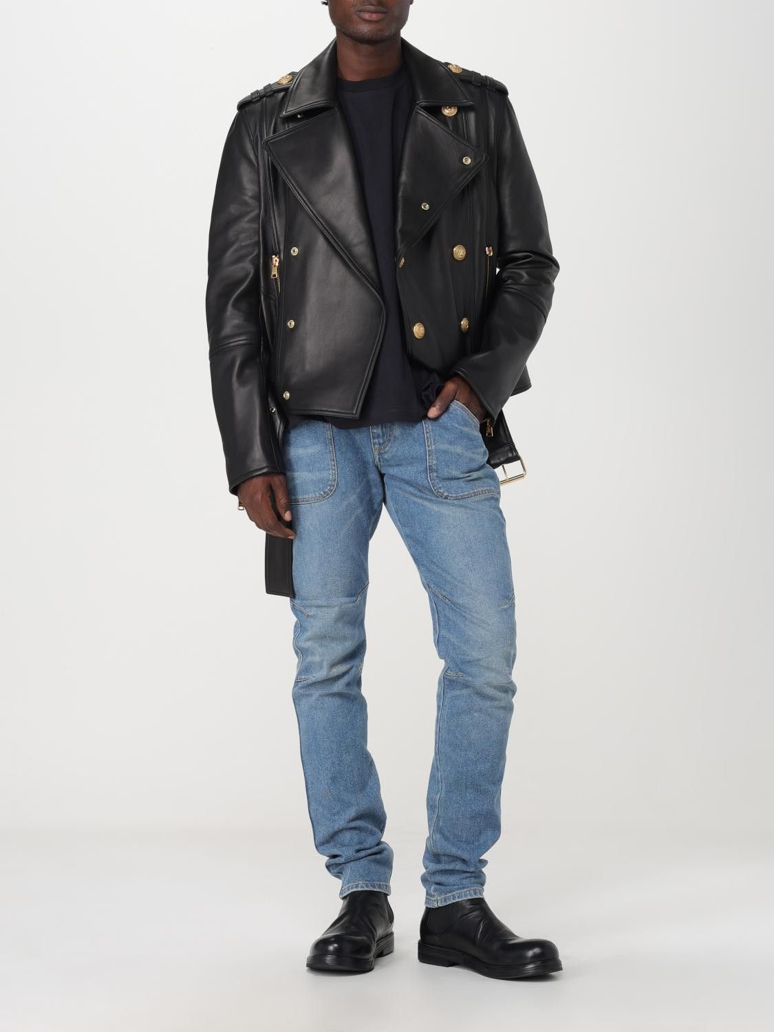 Balmain o1y0426 Denim Pant in Blue Size US 29 - 2 Thumbnail