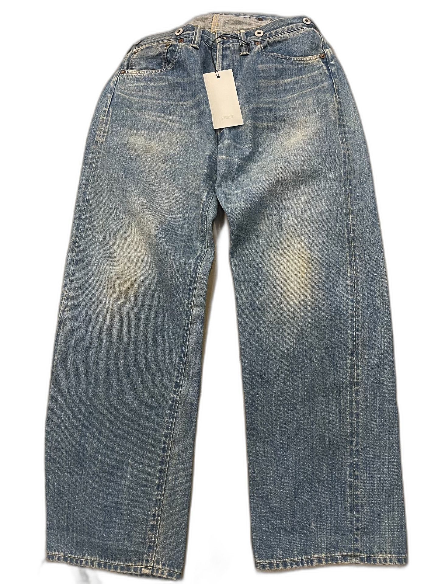 A.PRESSE a.presse no.2 washed denim pants Size US 32 / EU 48 - 1 Thumbnail
