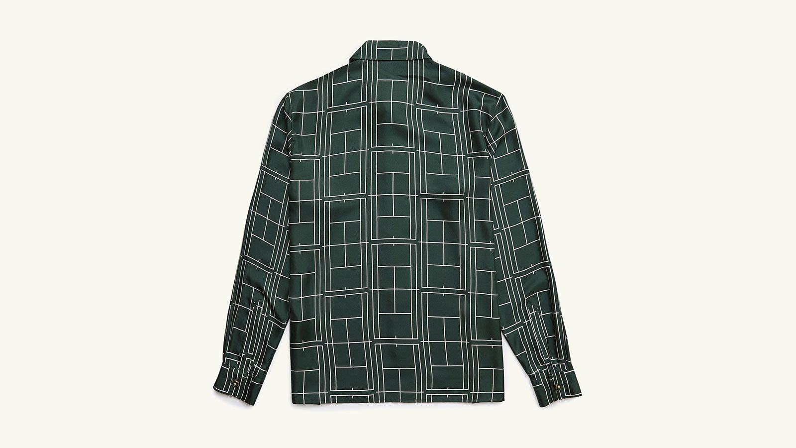Casablanca Debut Runway (2019 Archive) Courts Silk Shirt Size US L / EU 52-54 / 3 - 4 Thumbnail