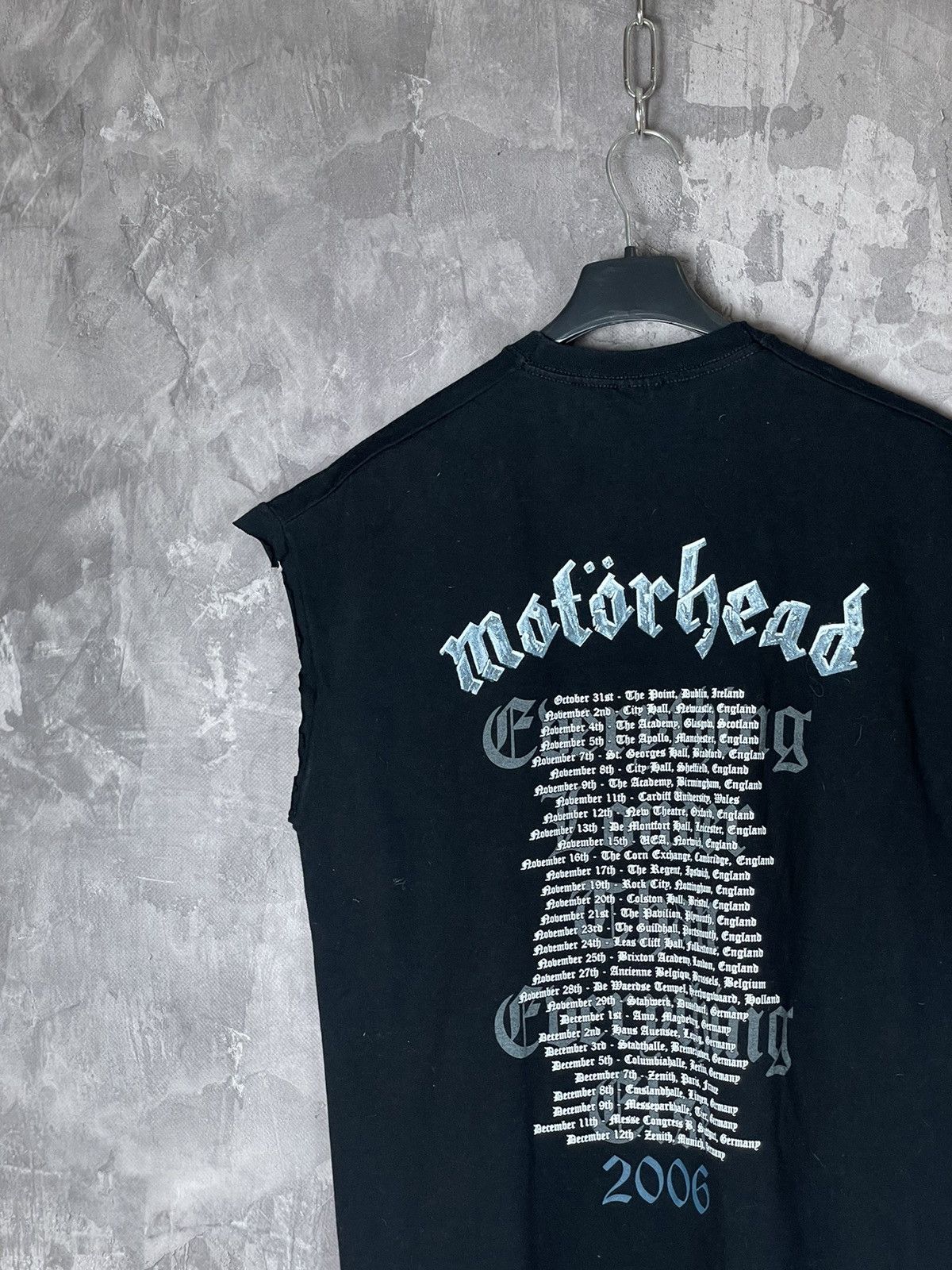 Band Tees × Vintage Vintage Motorhead England Big Printed Skulls Rock 2006 Tee Size US M / EU 48-50 / 2 - 12 Thumbnail