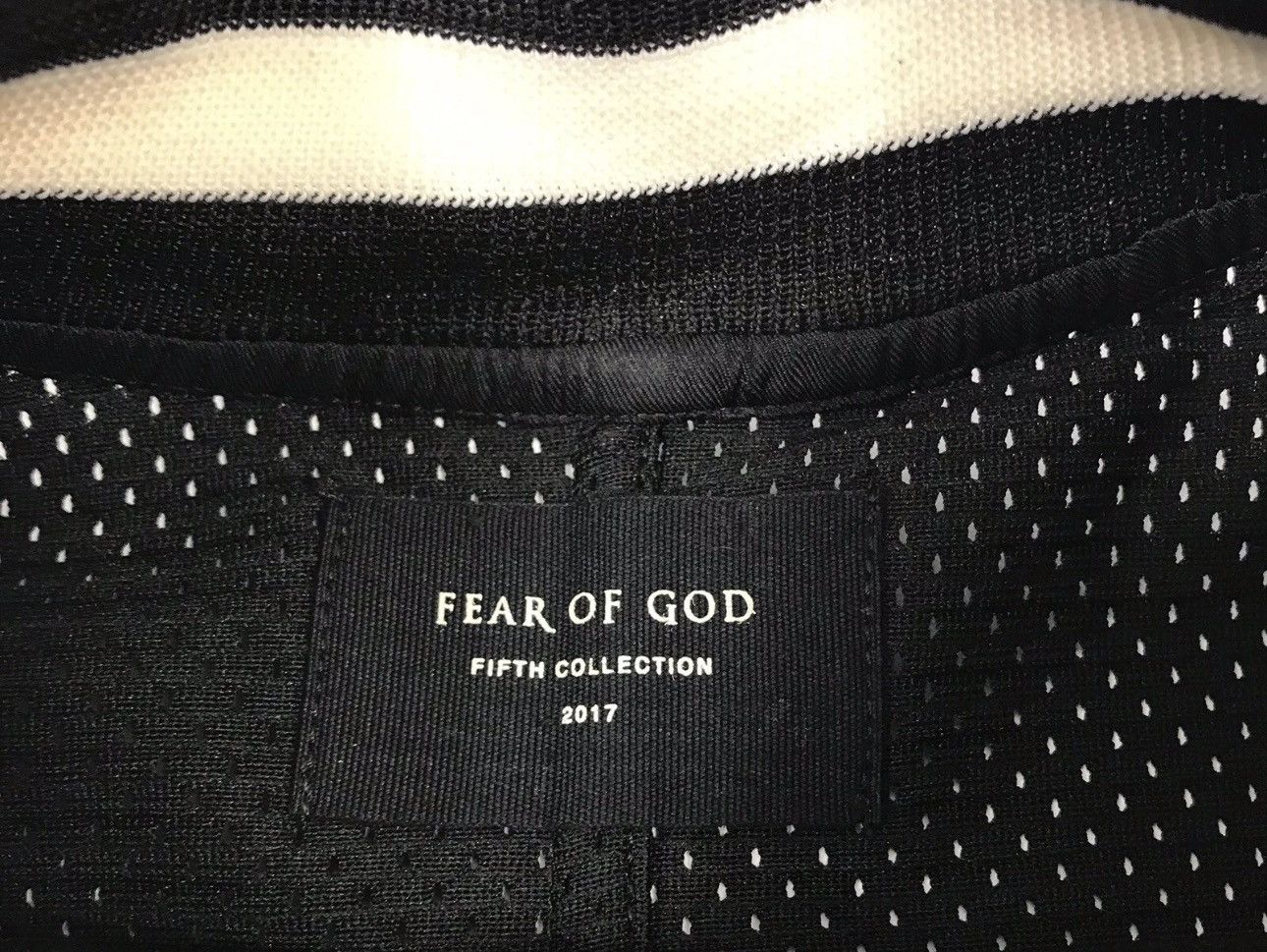 Fear of God 5th COLLECTION 2017 MESH JERSY OVERSIZED T-SHIRT Size US XL / EU 56 / 4 - 3 Thumbnail