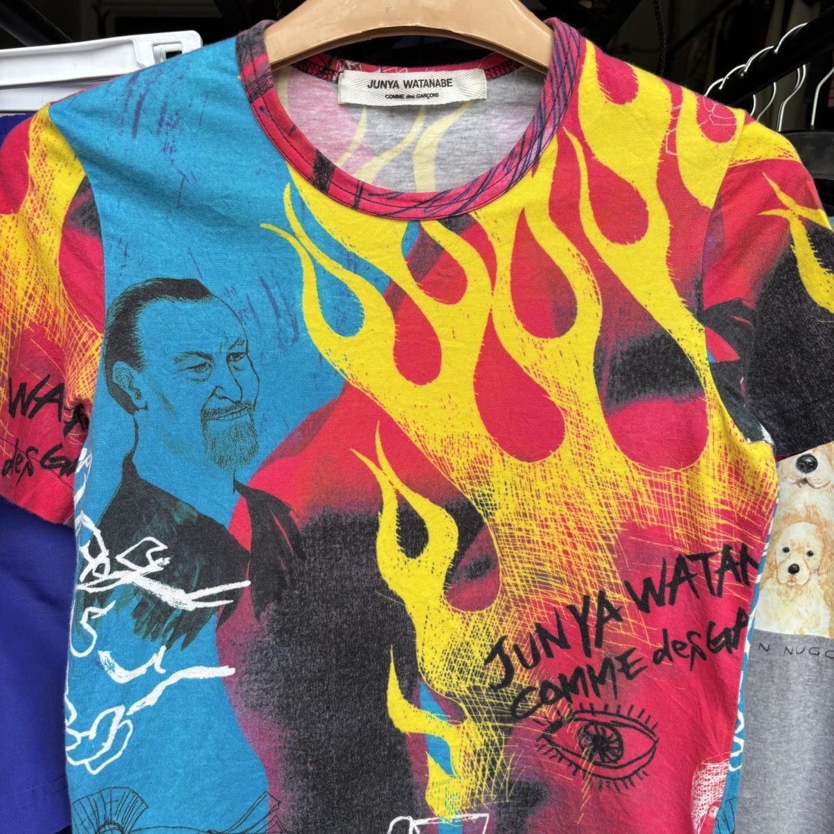 Junya Watanabe Junya Watanabe Comme Des Garcons SS 2002 Abstract Art Tee Size S / US 4 / IT 40 - 3 Thumbnail