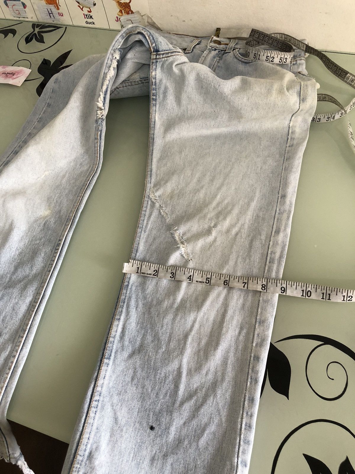 Burberry Vintage Burberry Distressed Denim Jeans Size 28" / US 6 / IT 42 - 20 Thumbnail