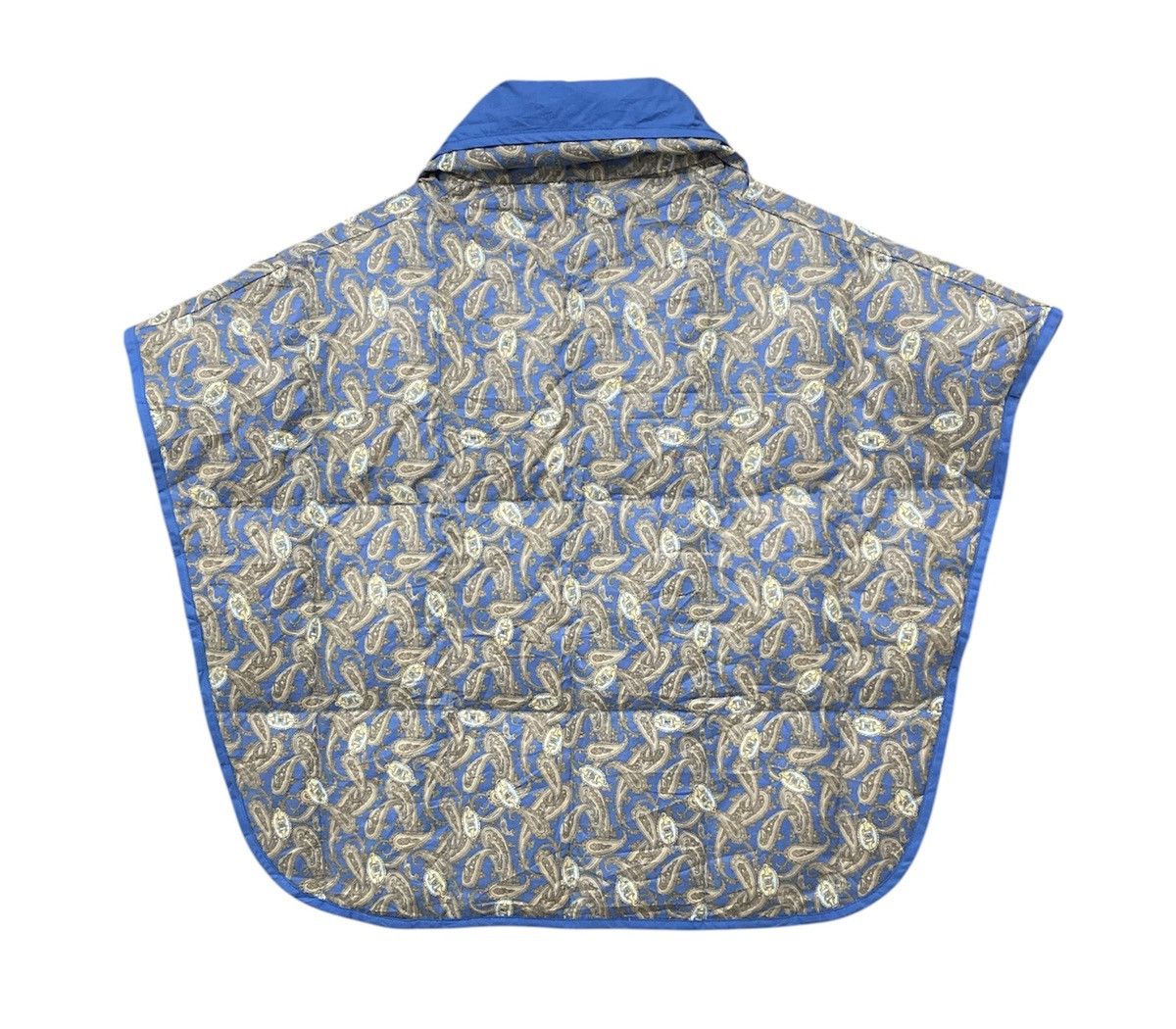 Celine Vintage Celine Paisley Down Poncho Rare Colour Size US L / EU 52-54 / 3 - 2 Thumbnail