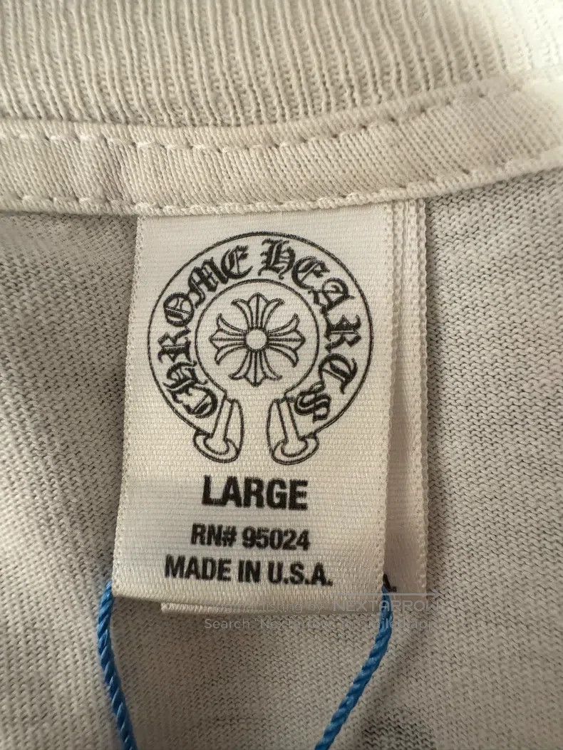 Chrome Hearts CHROME HEARTS Size L White Sanskrit Behind Meteor Long Slee Size US L / EU 52-54 / 3 - 3 Thumbnail