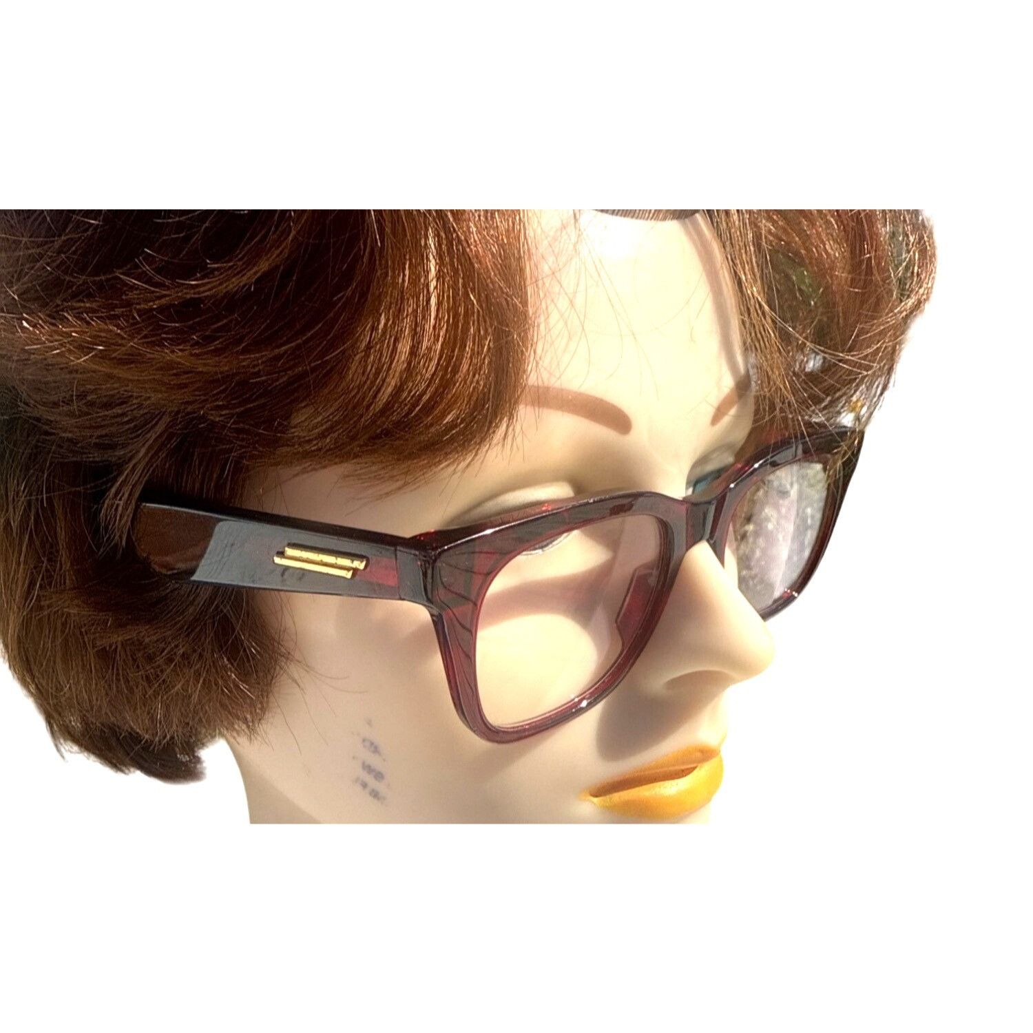 Bottega Veneta Bottega Veneta Womens Burgundy BV1155O Eyeglasses Frames gla Size ONE SIZE - 1 Thumbnail