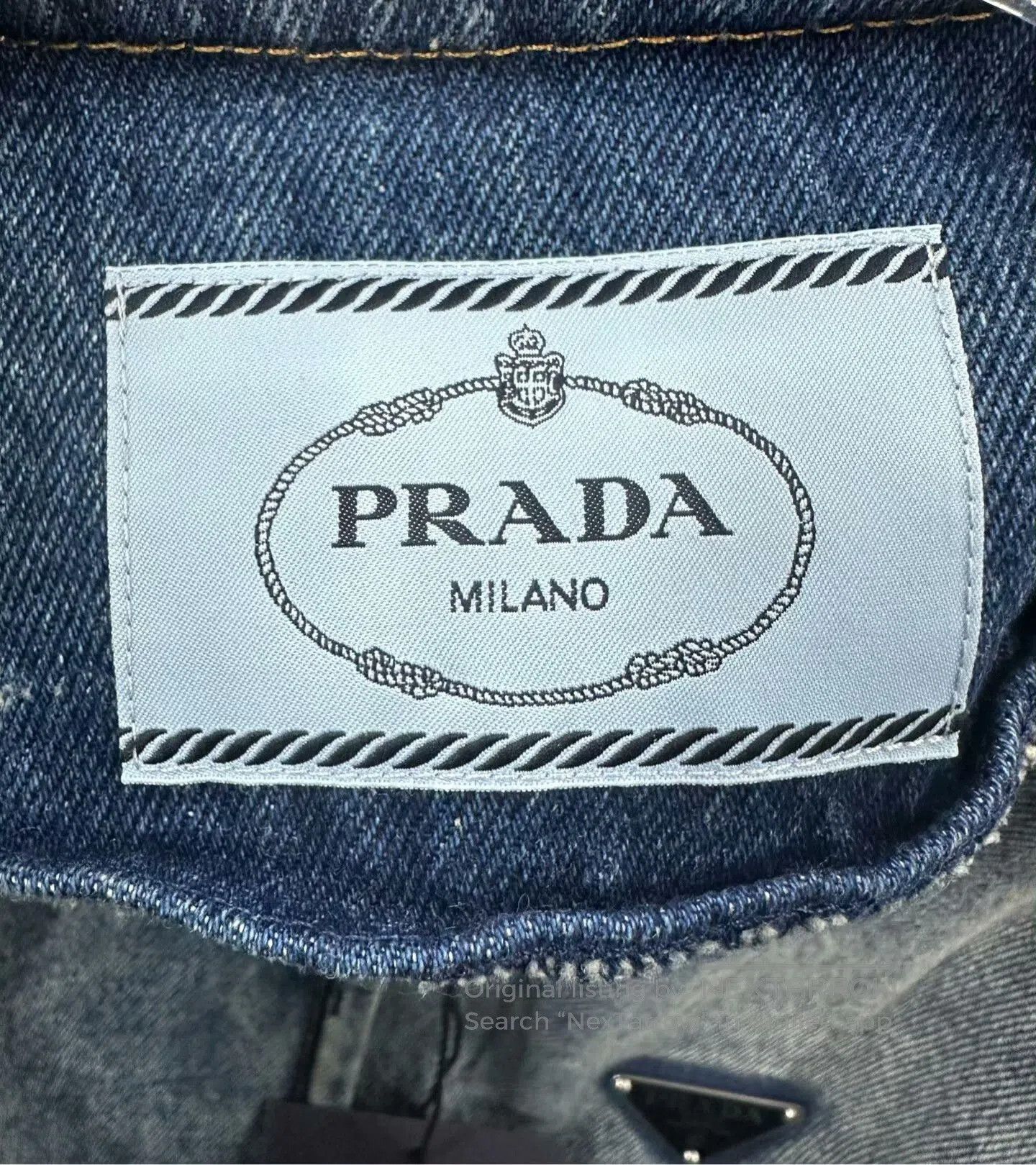 Prada Prada Classic Blue Denim Jacket. Size S / US 4 / IT 40 - 4 Thumbnail