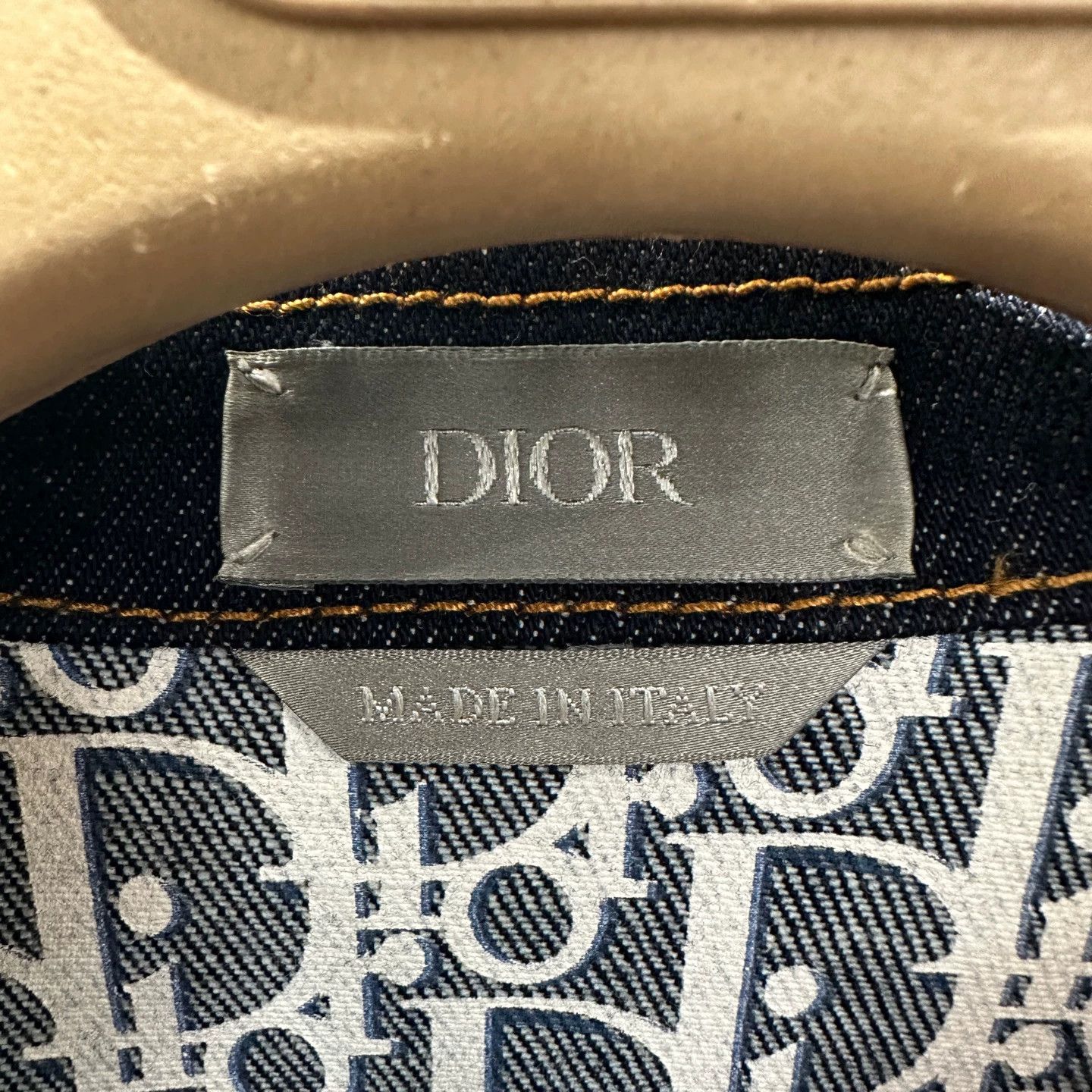 Dior Dior apr774 inner all-over monogram denim jacket 48 Size XL / US 12-14 / IT 48-50 - 3 Thumbnail