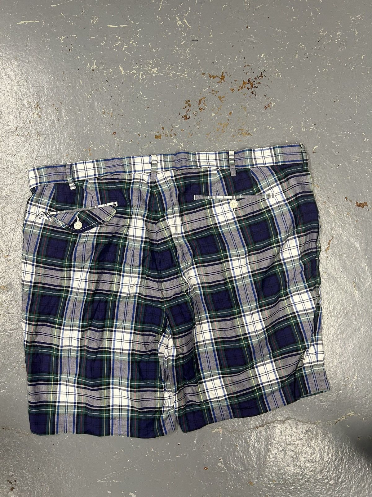 Polo Ralph Lauren × Vintage Crazy Vintage y2k Checkered Polo Ralph Lauren Casual Shorts Size US 40 / EU 56 - 2 Thumbnail
