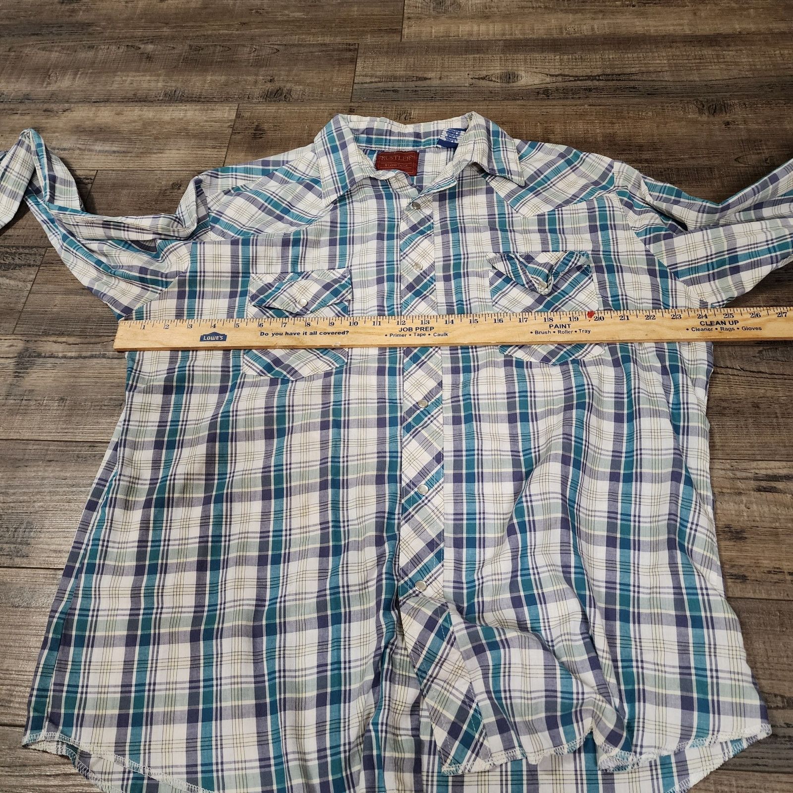 Rustler Rustler long sleeve light weight pearl snap shirt XL 2238 Size US XL / EU 56 / 4 - 3 Thumbnail