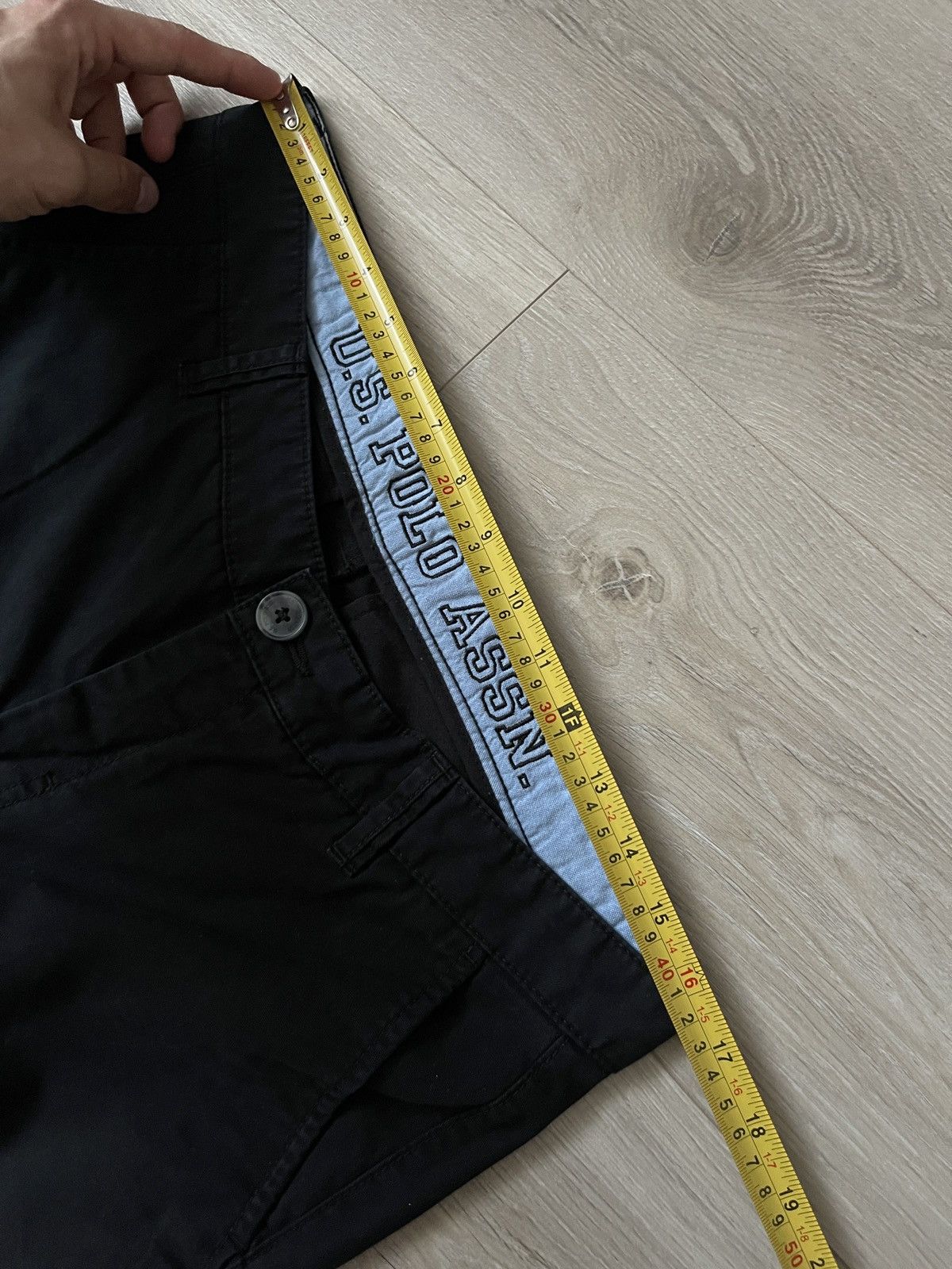 U.S. Polo Assn. Vintage us polo assn chino pants black trousers 32 Size US 32 / EU 48 - 12 Thumbnail