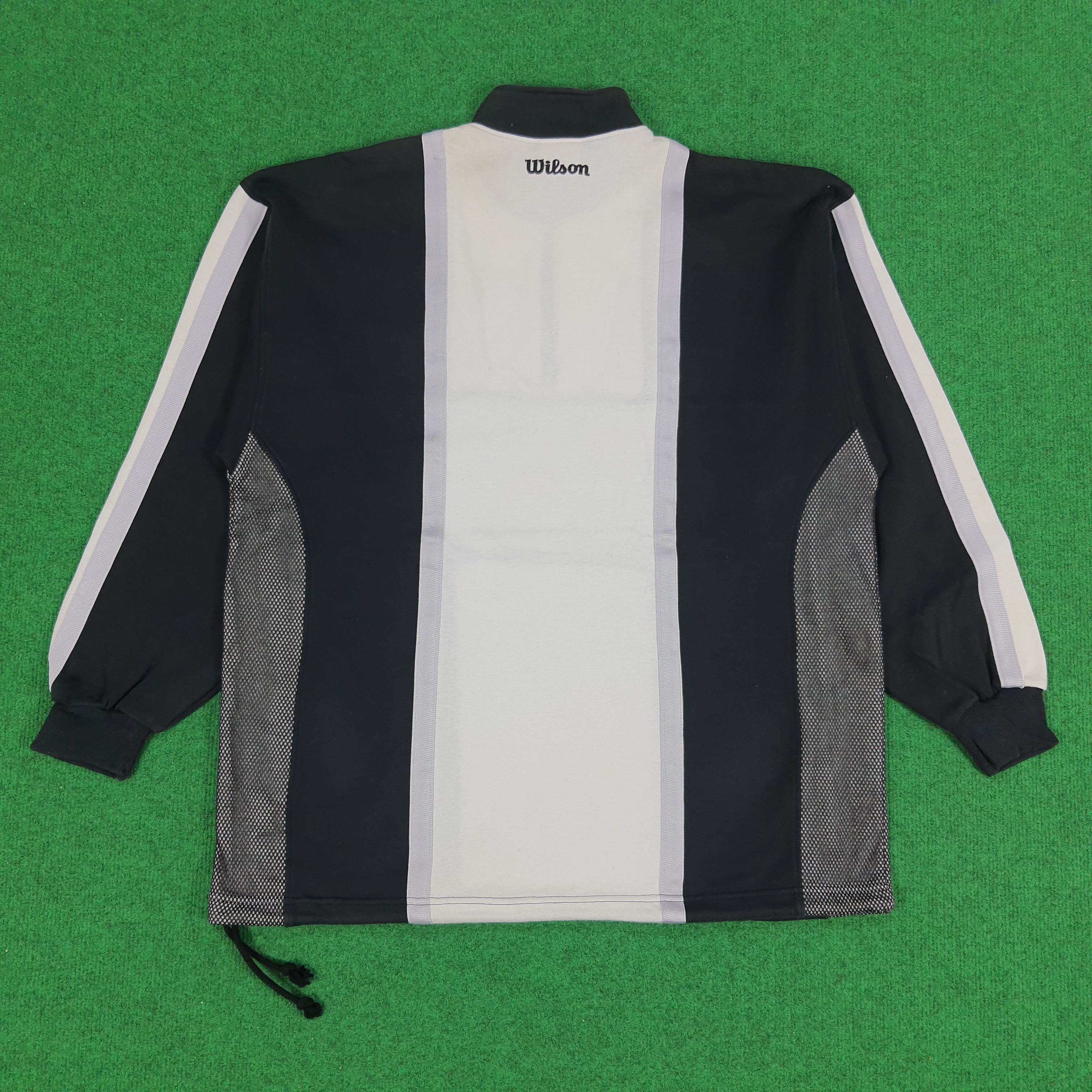 Vintage × Wilson Vintage Wilson Chicago Made To Win USA Halfzip Sweatshirt Size US L / EU 52-54 / 3 - 3 Thumbnail