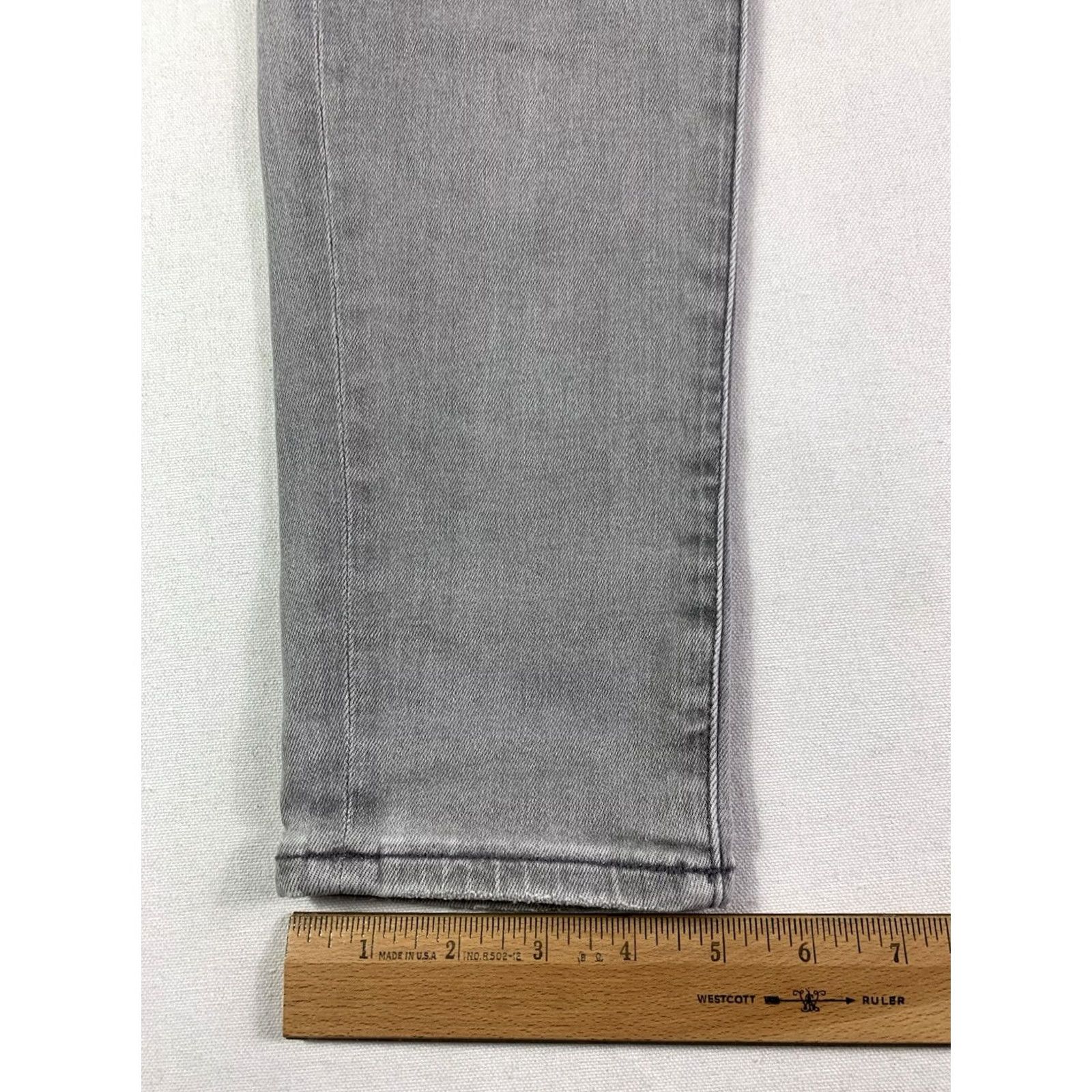 American Eagle Outfitters VINTAGE American Eagle Jegging Gray Hi-Rise Next Level Stretch Size 10 Long (Fit 32x31) Womens Size 24" / US 00 / IT 34 - 3 Thumbnail