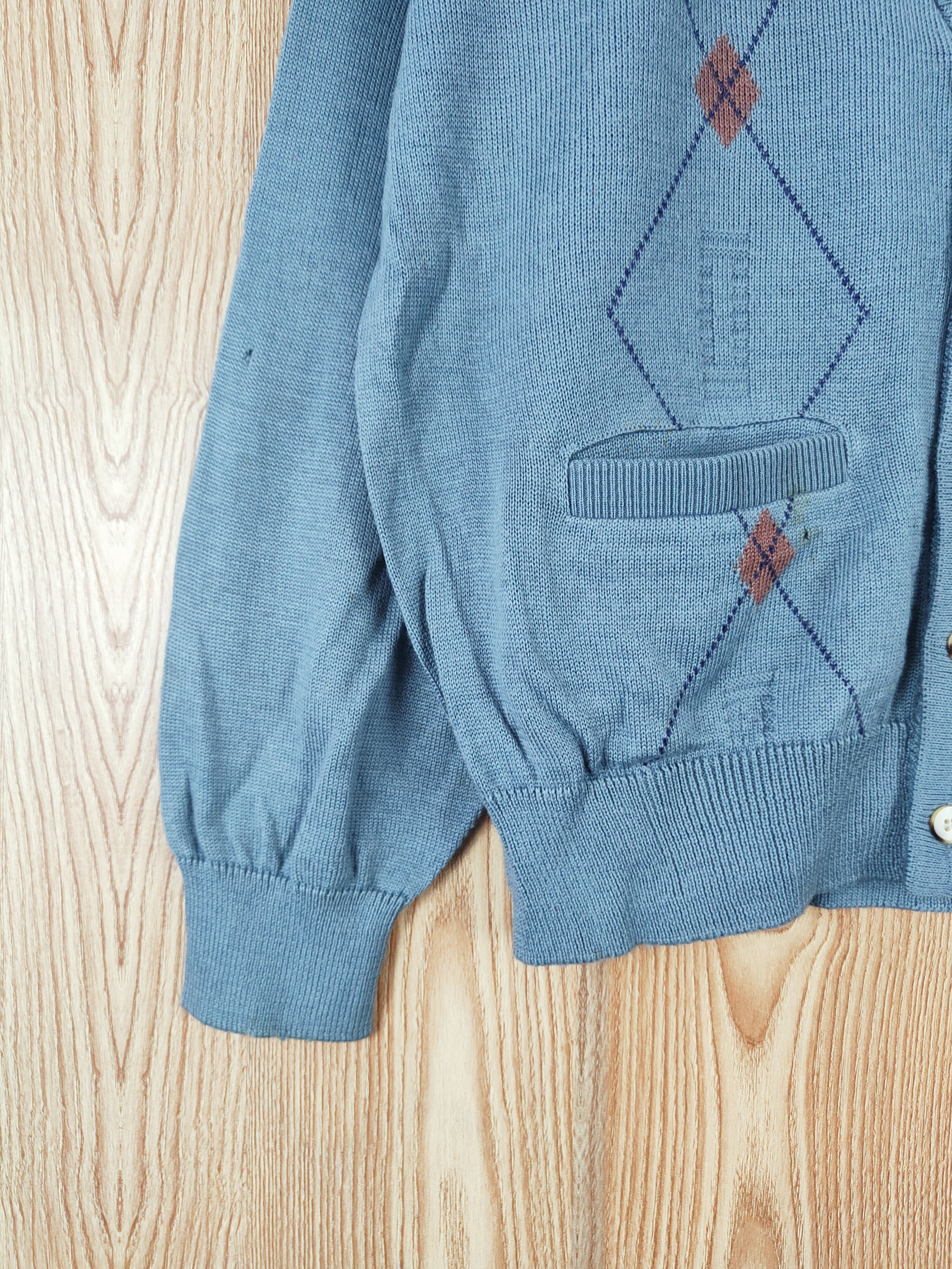 Homespun Knitwear × Japanese Brand Adonica Blue Knitwear Cardigan #W300 Size US L / EU 52-54 / 3 - 7 Thumbnail