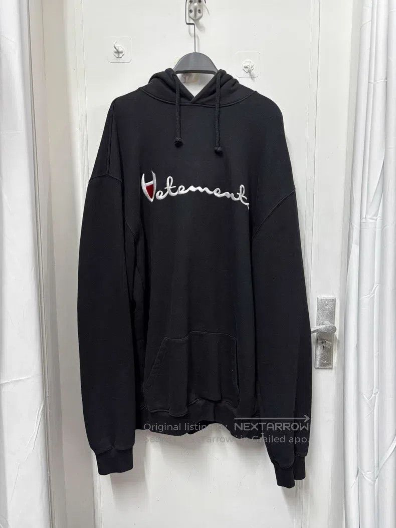 Vetements VETEMENTS Hooded Sweatshirt Black Size US M / EU 48-50 / 2 - 1 Thumbnail