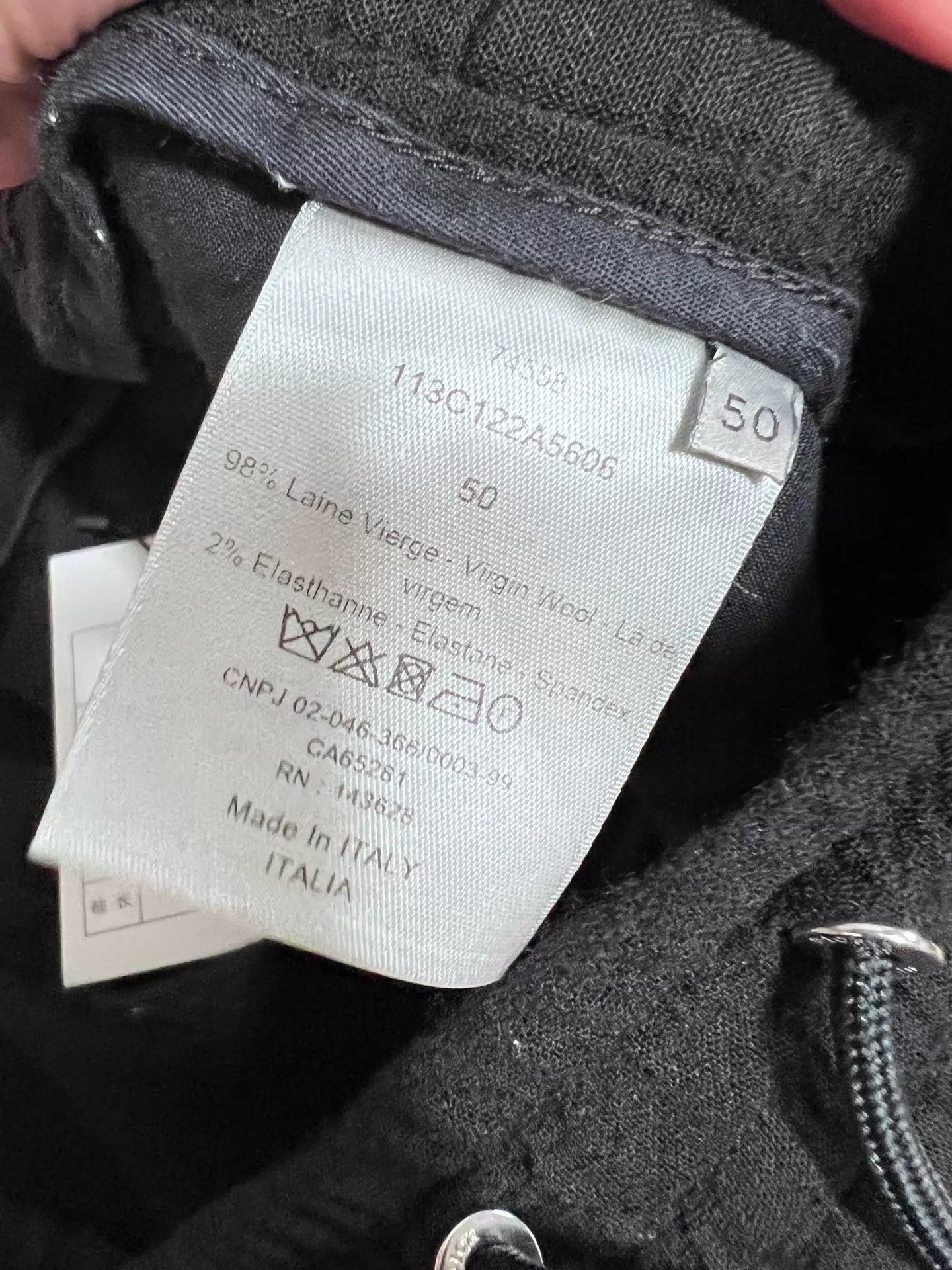 Dior Dior solid color drawstring zip casual pants size 50 99new Size US 34 / EU 50 - 4 Thumbnail
