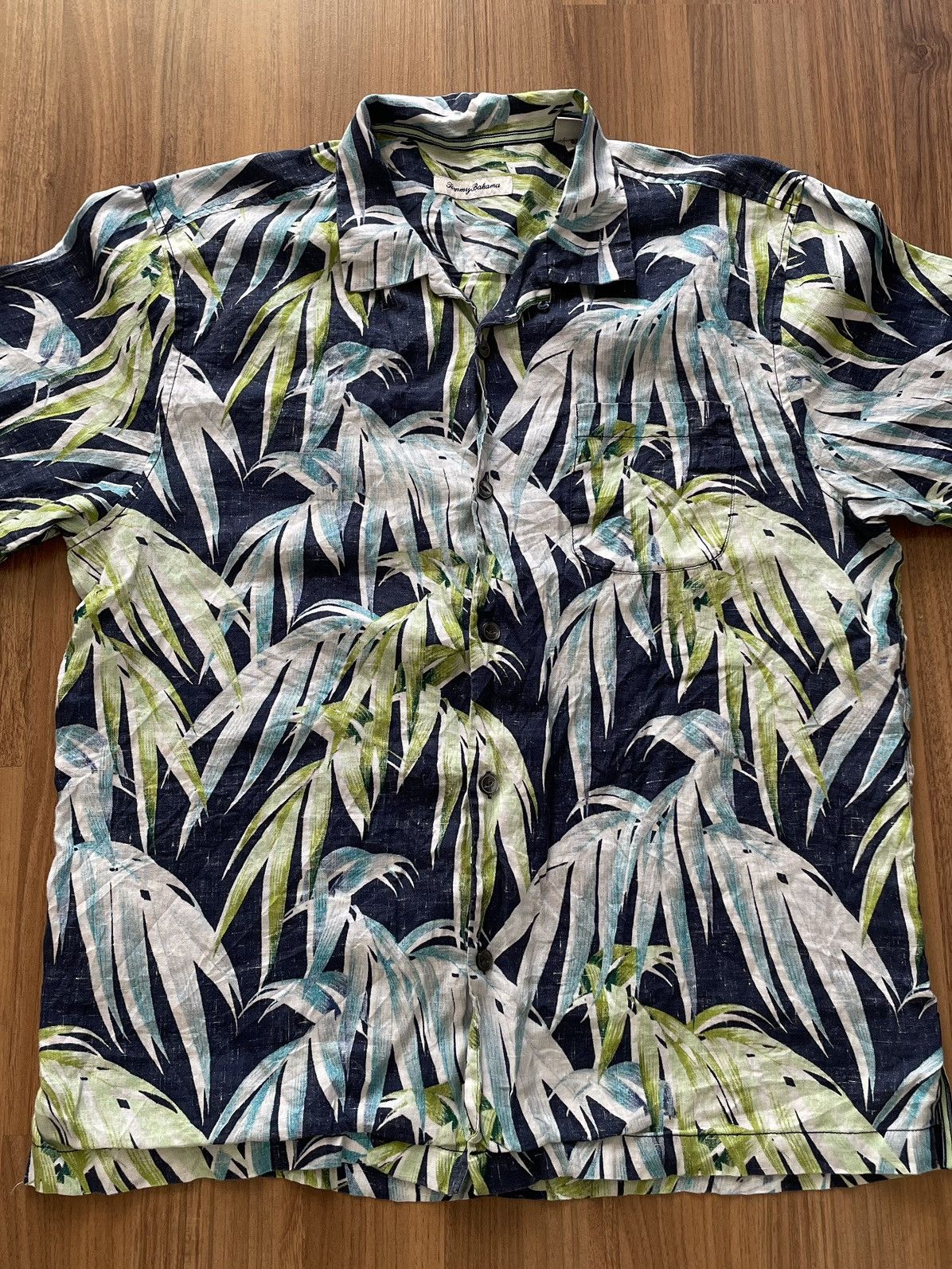 Tommy Bahama Tommy Bahama Linen Aloha Hawaiian Shirt Unworn Size US L / EU 52-54 / 3 - 2 Thumbnail
