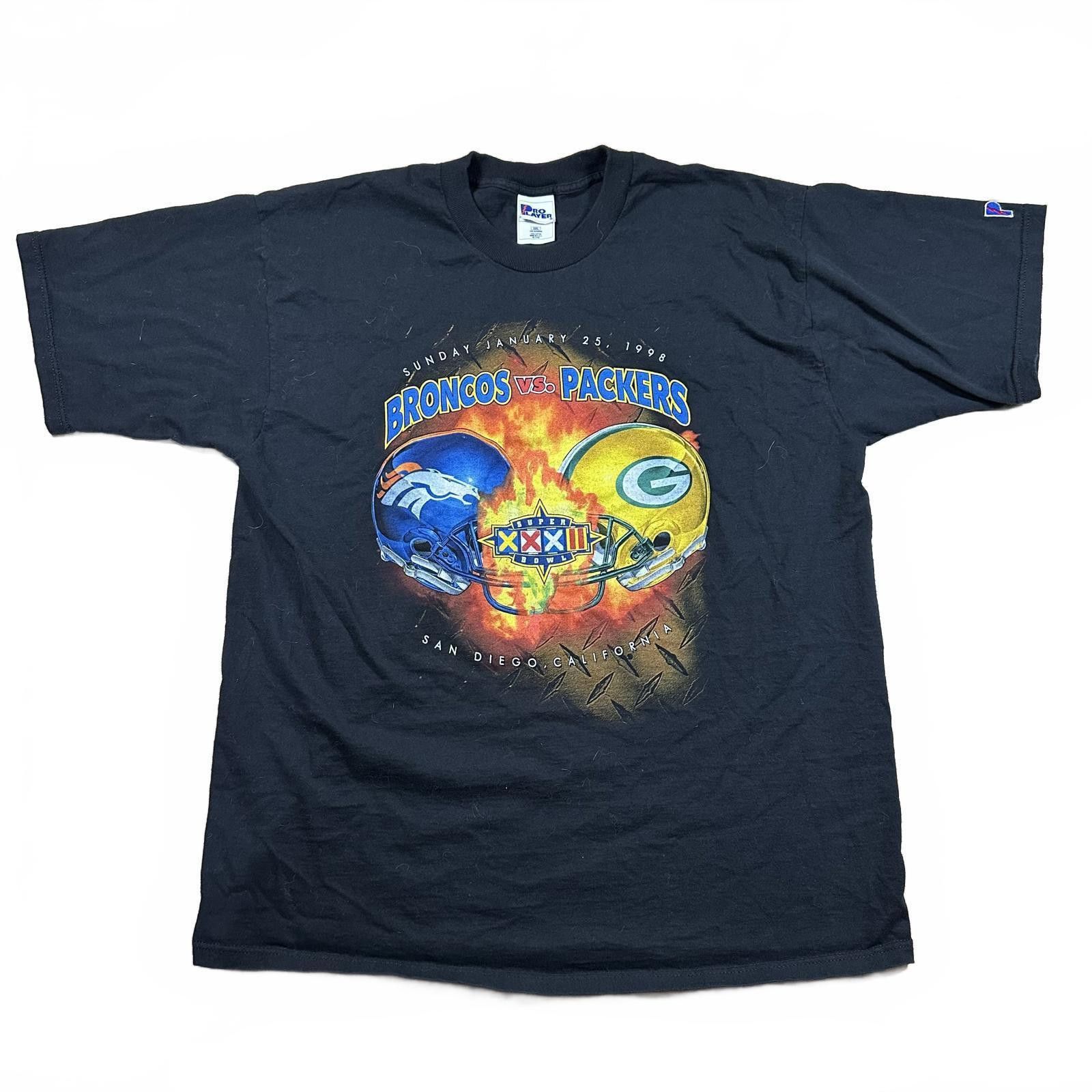 Pro Player Pro Player Men T-Shirt XXL Black 1998 NFL Superbowl Size US XXL / EU 58 / 5 - 1 Thumbnail