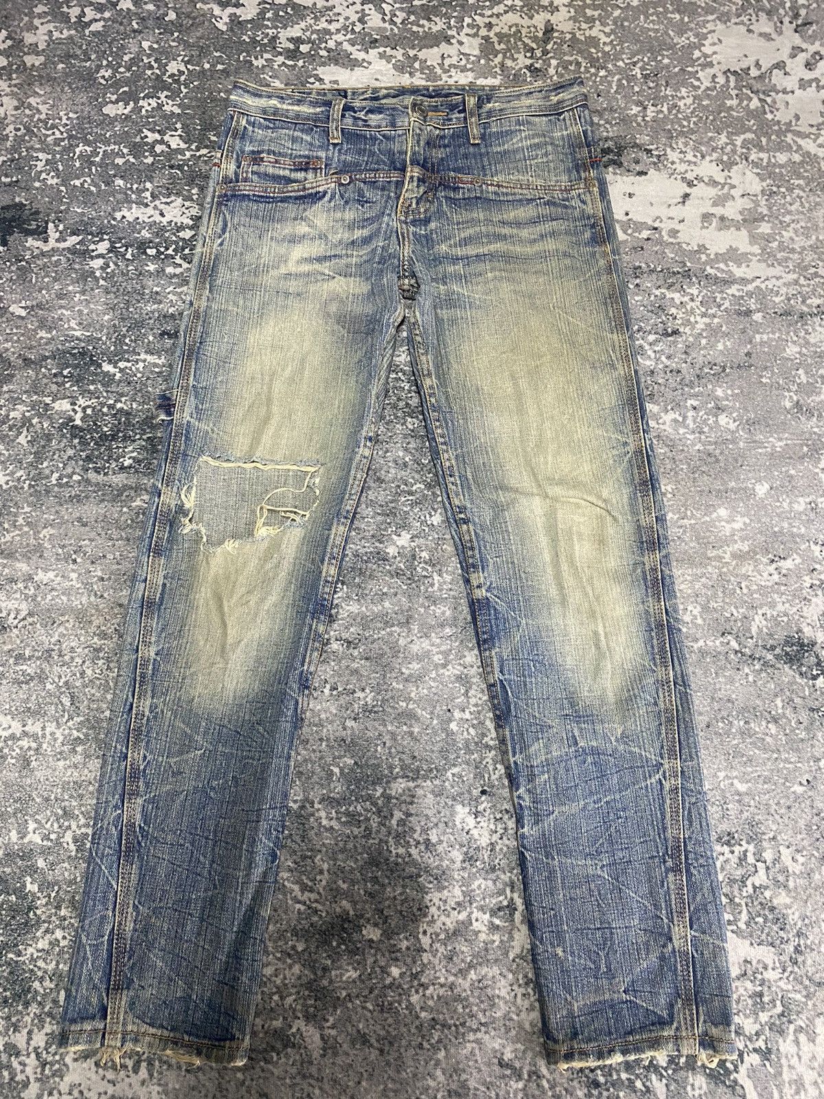 Japanese Brand Japanese Brand The M2368 Jeans Distressed Denim Pants Size US 30 / EU 46 - 1 Thumbnail