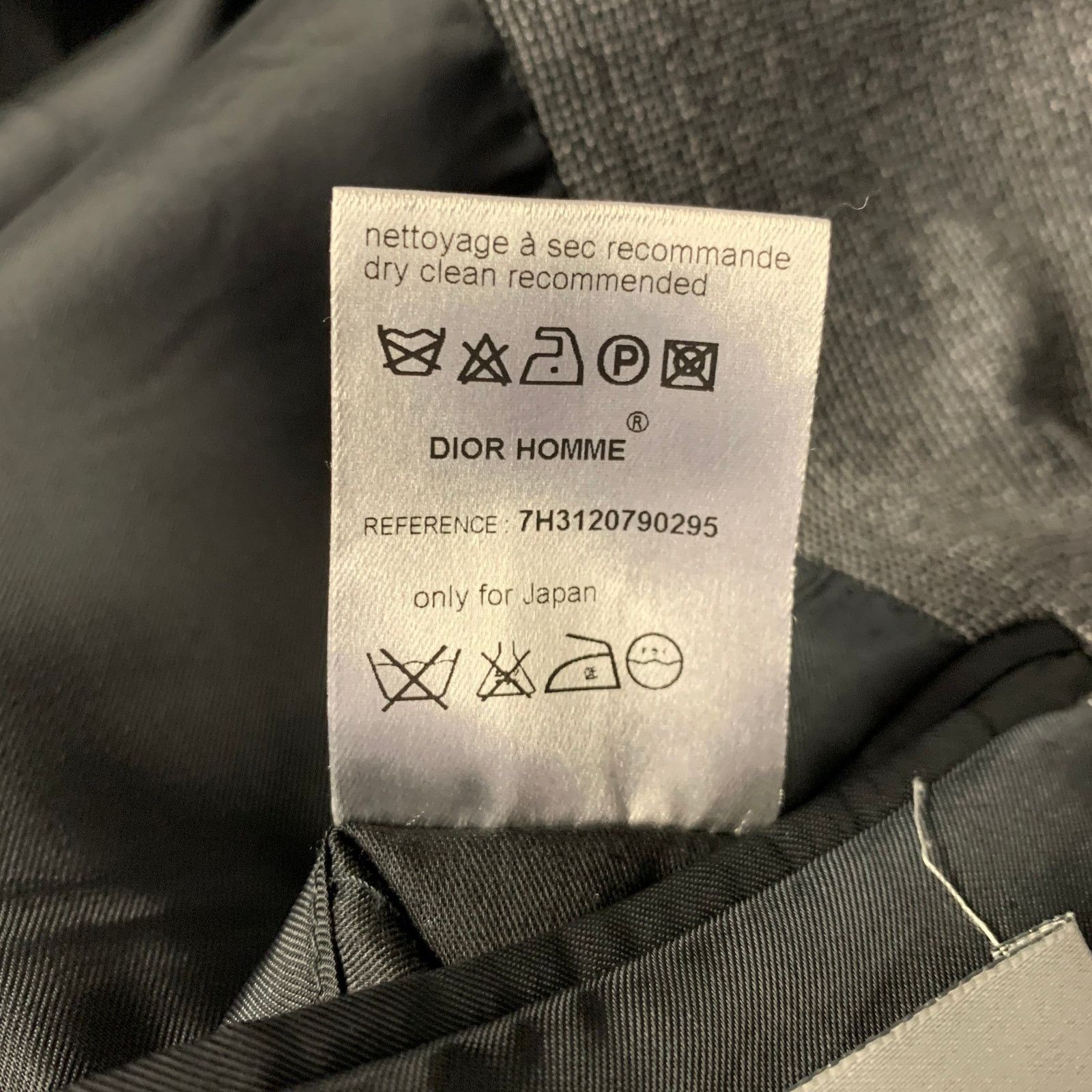 Dior DIOR HOMME Chest Grey Black Heather Wool Nehru Sport Coat Size 40R - 7 Thumbnail
