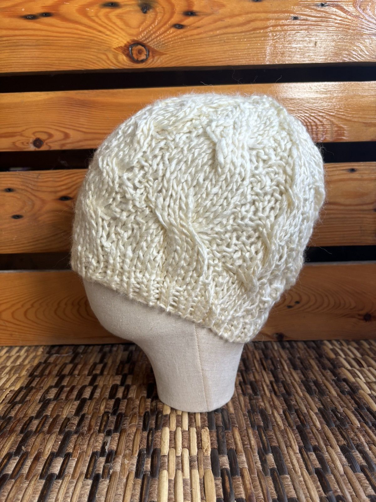 Japanese Brand CROCHET BEANIE DESIGN FROM JAPAN Size ONE SIZE - 2 Thumbnail