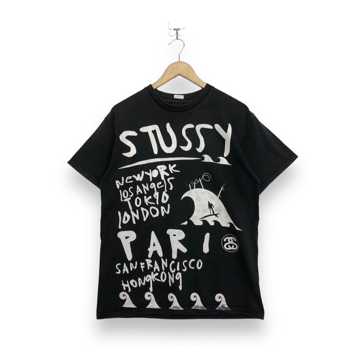 Stussy × Vintage Vintage Stussy tour Design Fullprint Tshirt Size US M / EU 48-50 / 2 - 1 Thumbnail