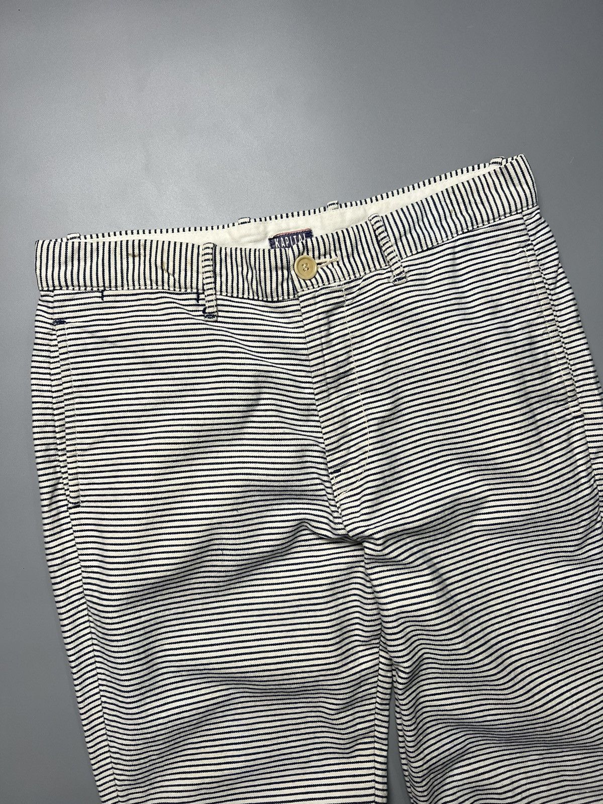 Kapital × Kapital Kountry 1990s Kapital Horizontal Stripe Flare Pants Size US 31 - 2 Thumbnail