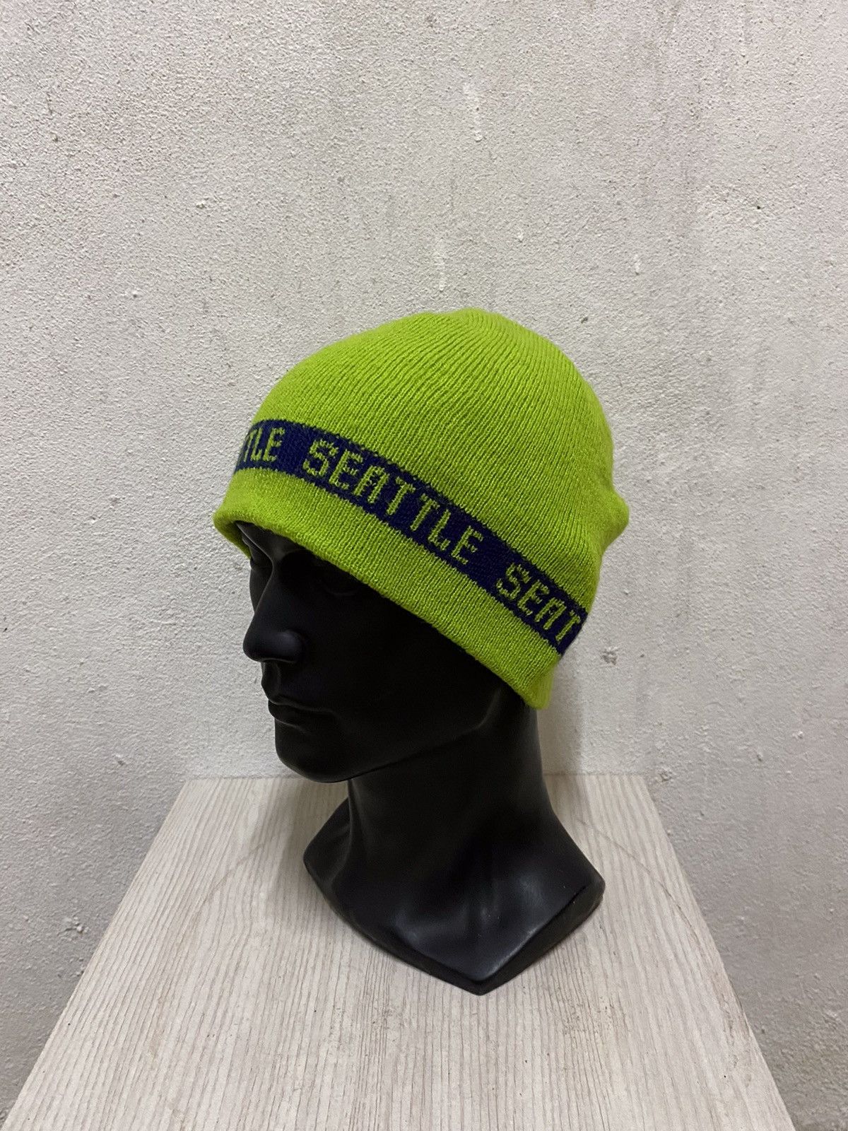 Vintage Vintage Seattle Beanie Hat Size ONE SIZE - 3 Thumbnail