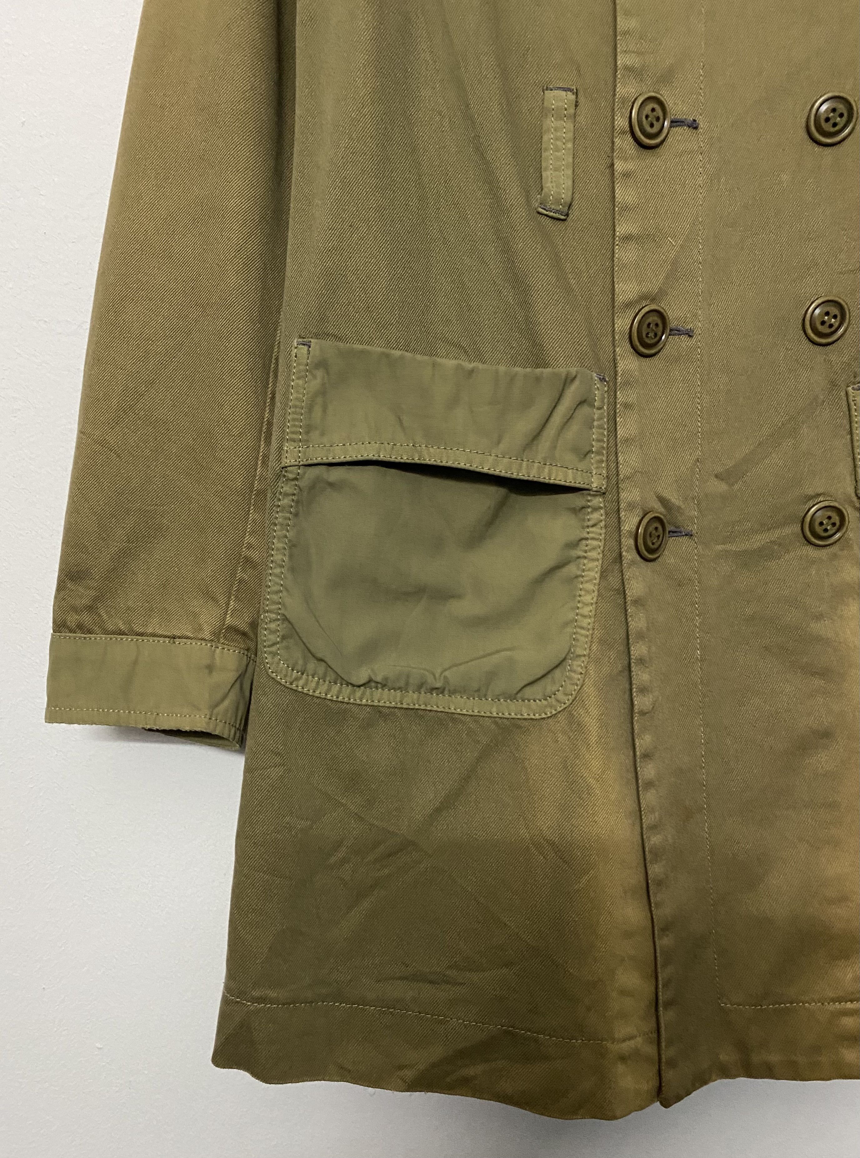 Diesel Diesel Clouds Khaki Double Breasted Utility Trench Coat Size US XS / EU 42 / 0 - 8 Thumbnail