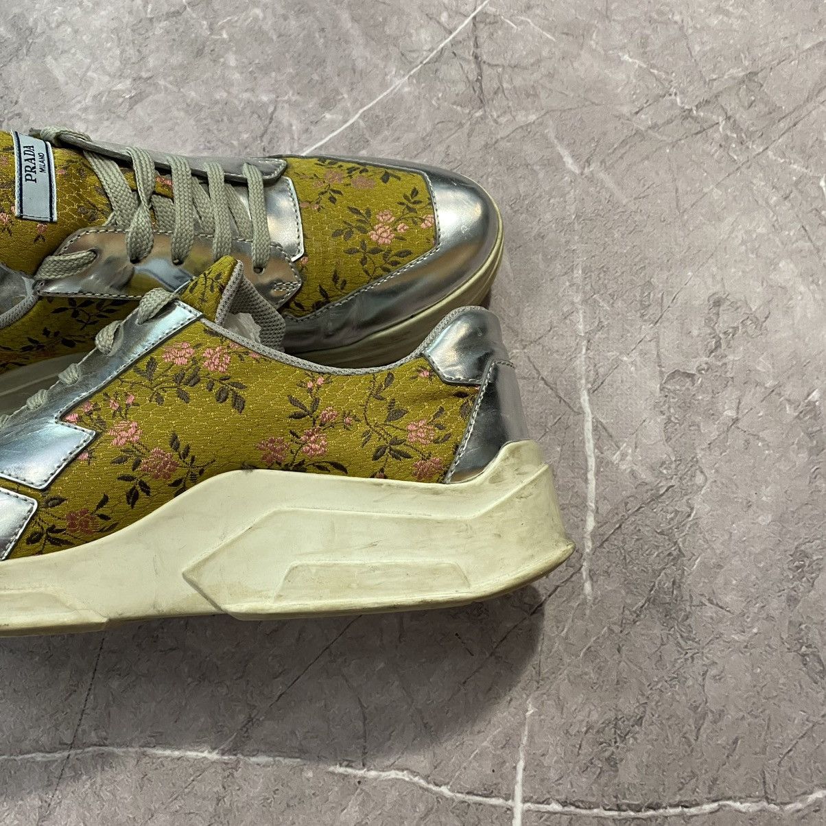 Prada RARE ! PRADA SHOES FLOWERS Size US 10 / IT 40 - 6 Thumbnail